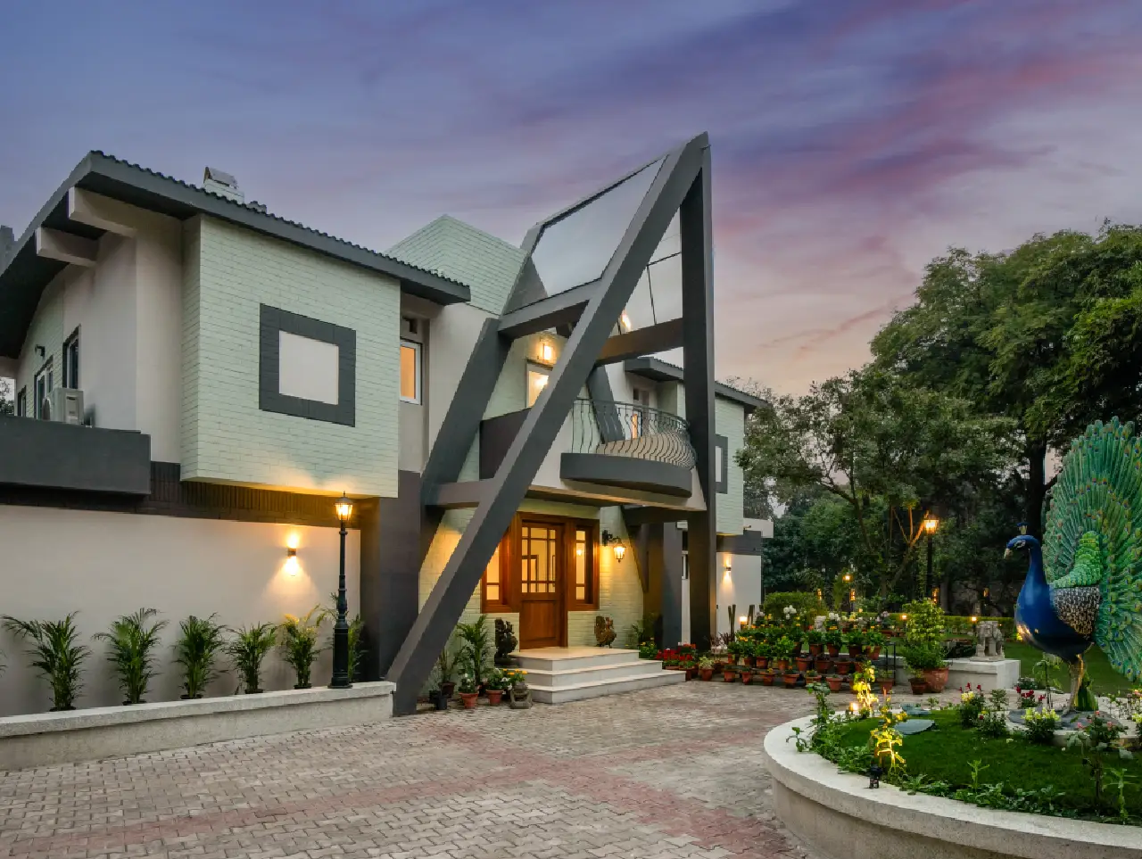  Esh | Charming Pet-friendly 6-BHK Villa With Private Pool & Garden