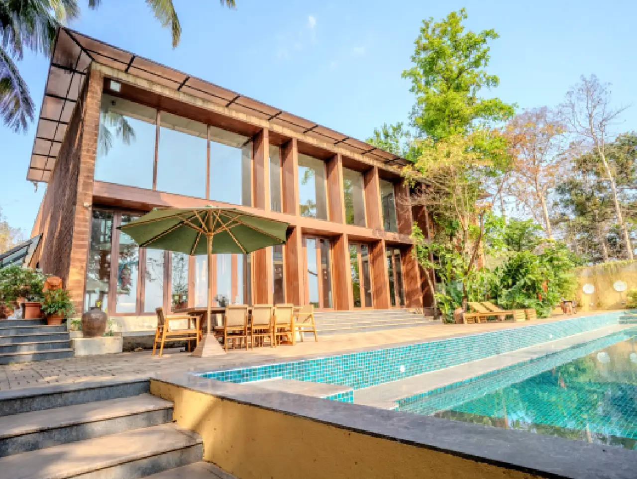 Outdoor sitting area