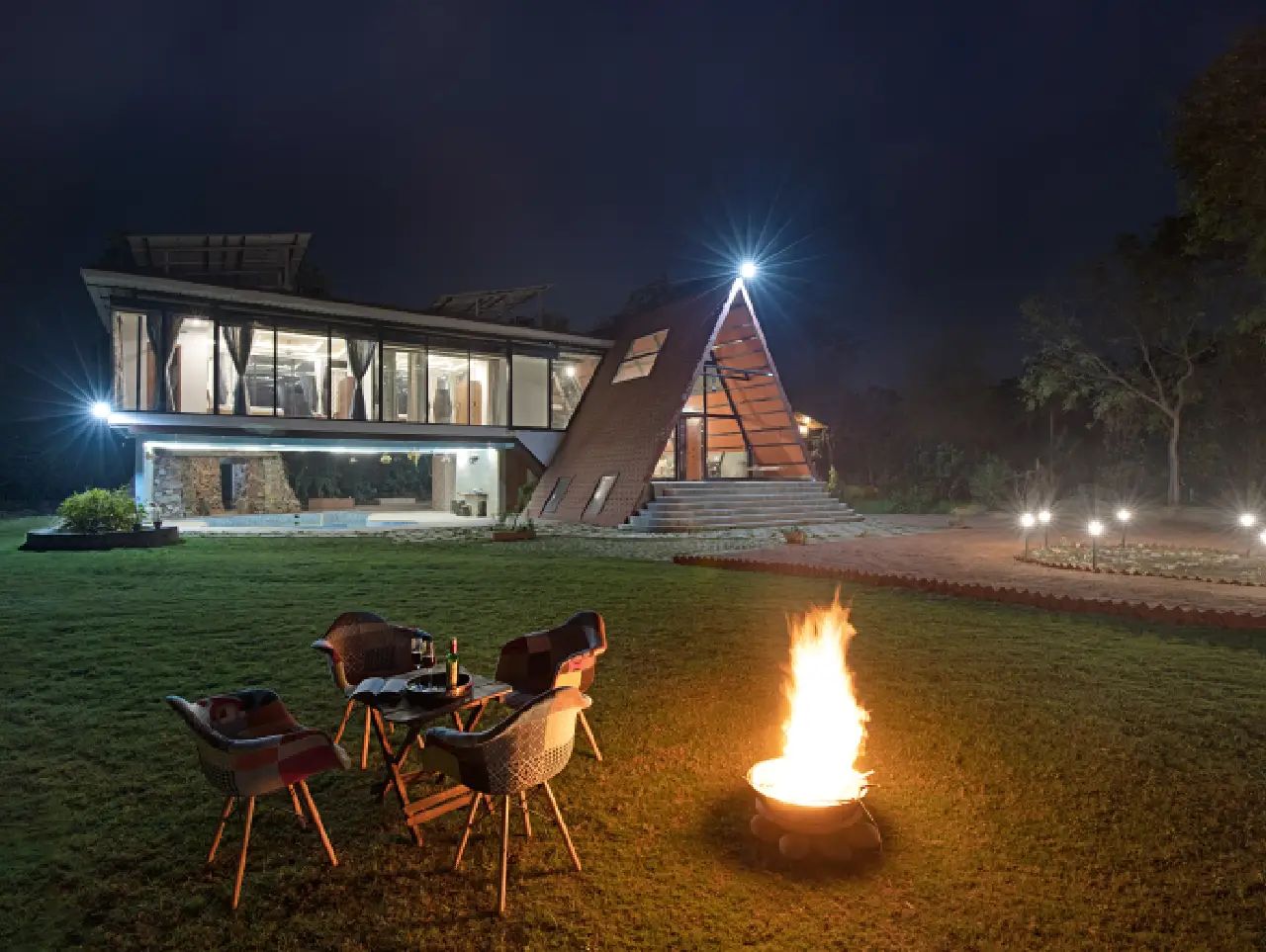 Handa Villa, Sirohi - Bonfire