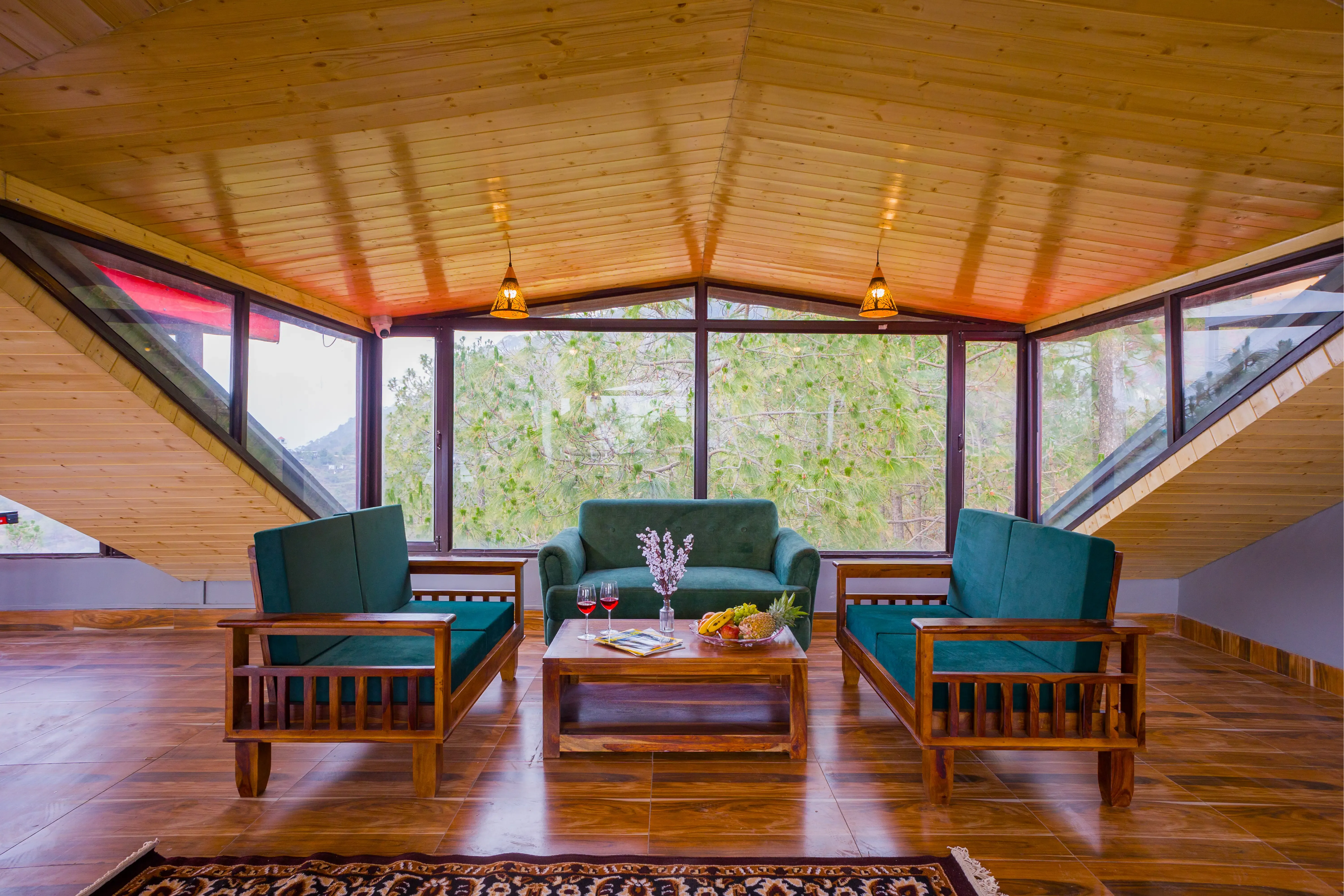 Archee’s Villa, Kasauli, Living area