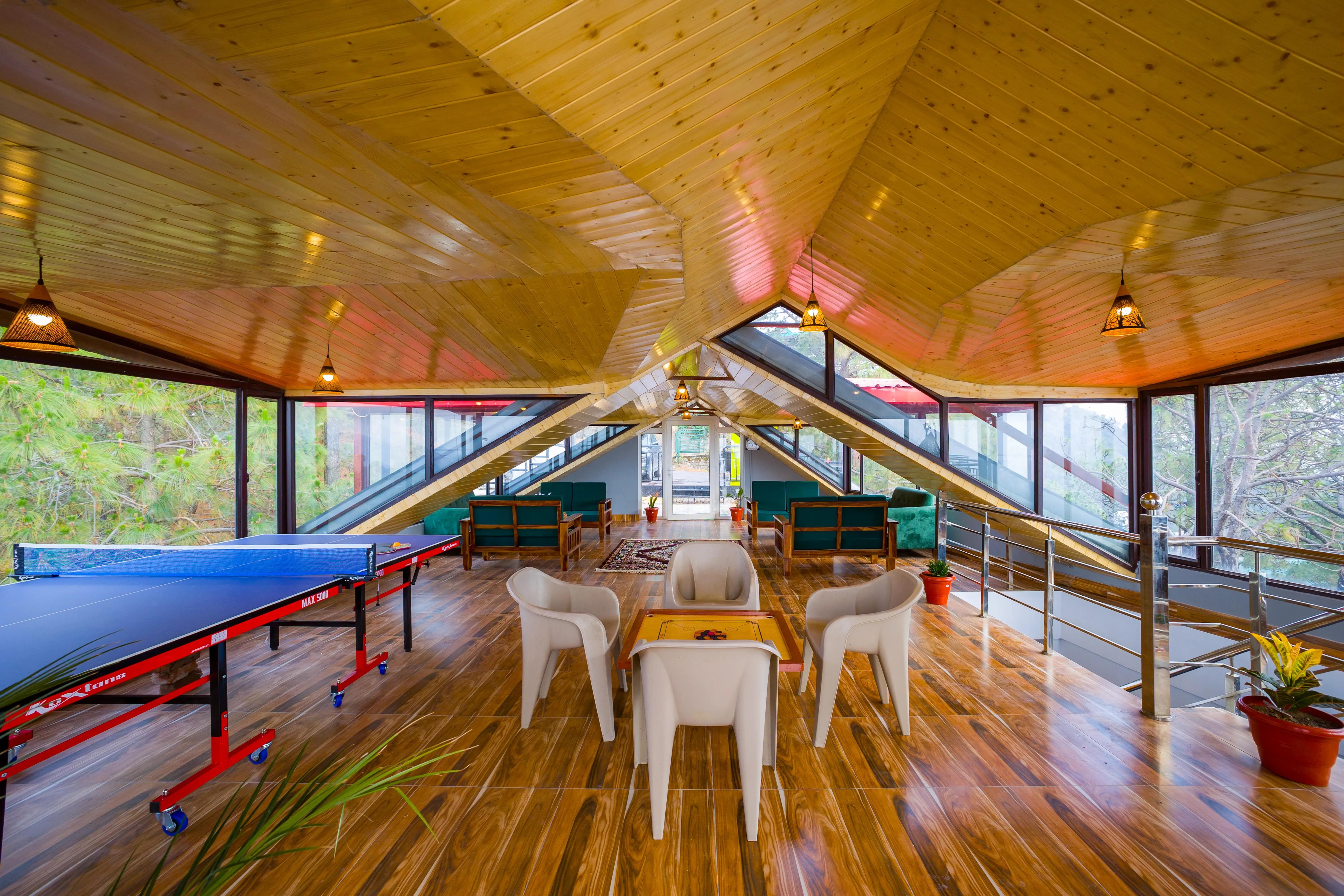 Archee’s Villa, Kasauli, Living area