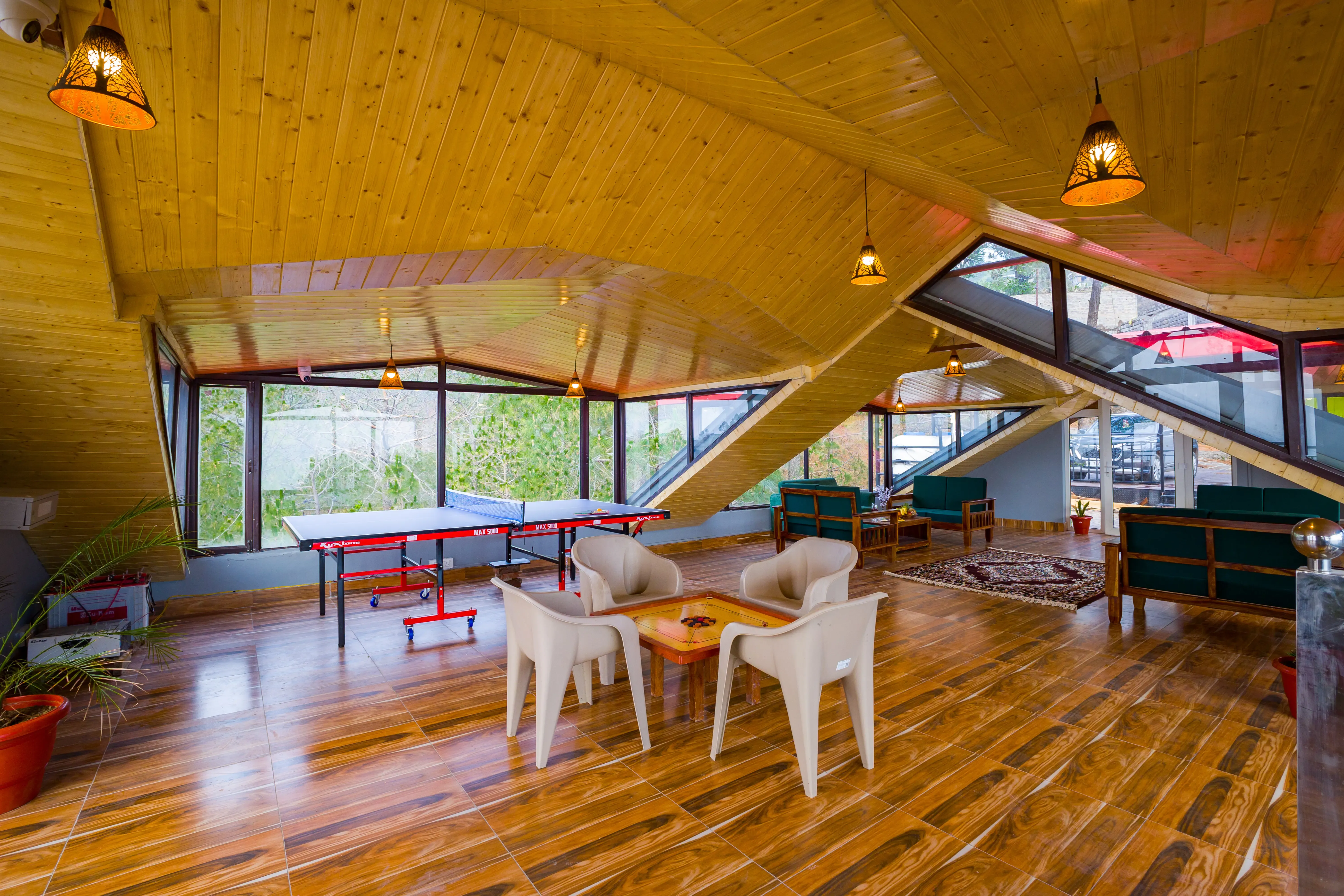 Archee’s Villa, Kasauli, Living area