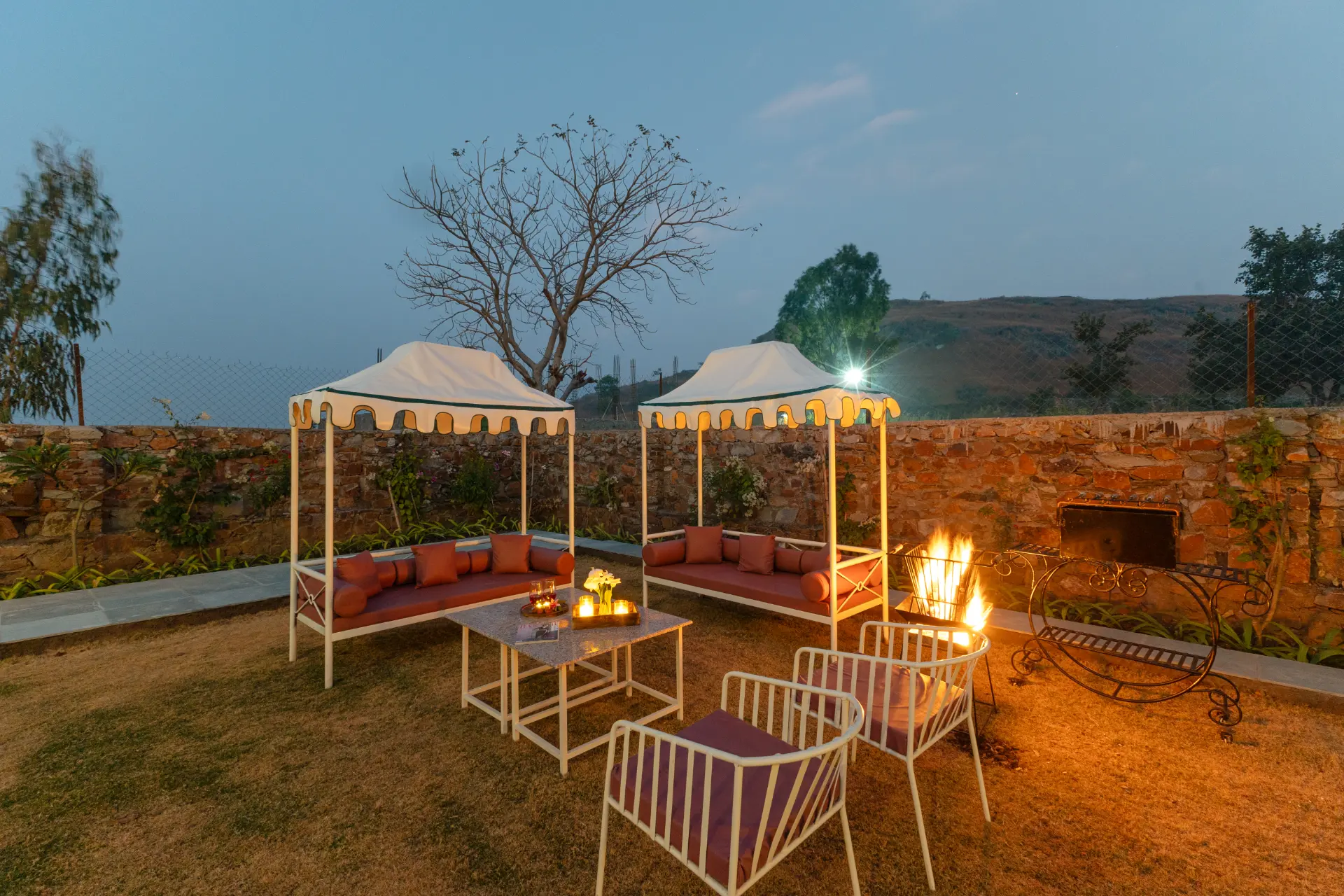 Amber Royale Villa - Udaipur - Bonfire