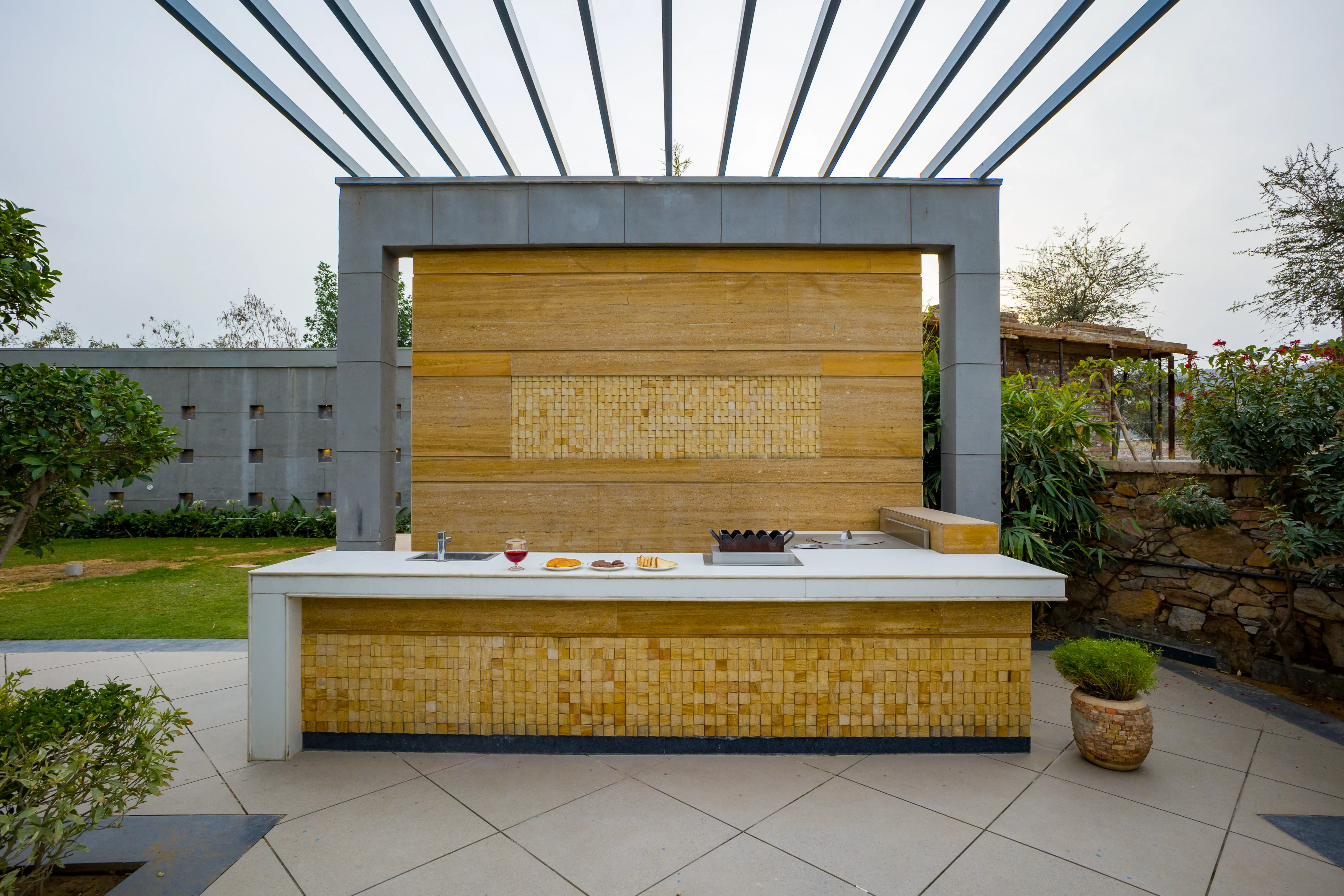 Noah’s Ark Villa, Jaipur - Outdoor kitchen