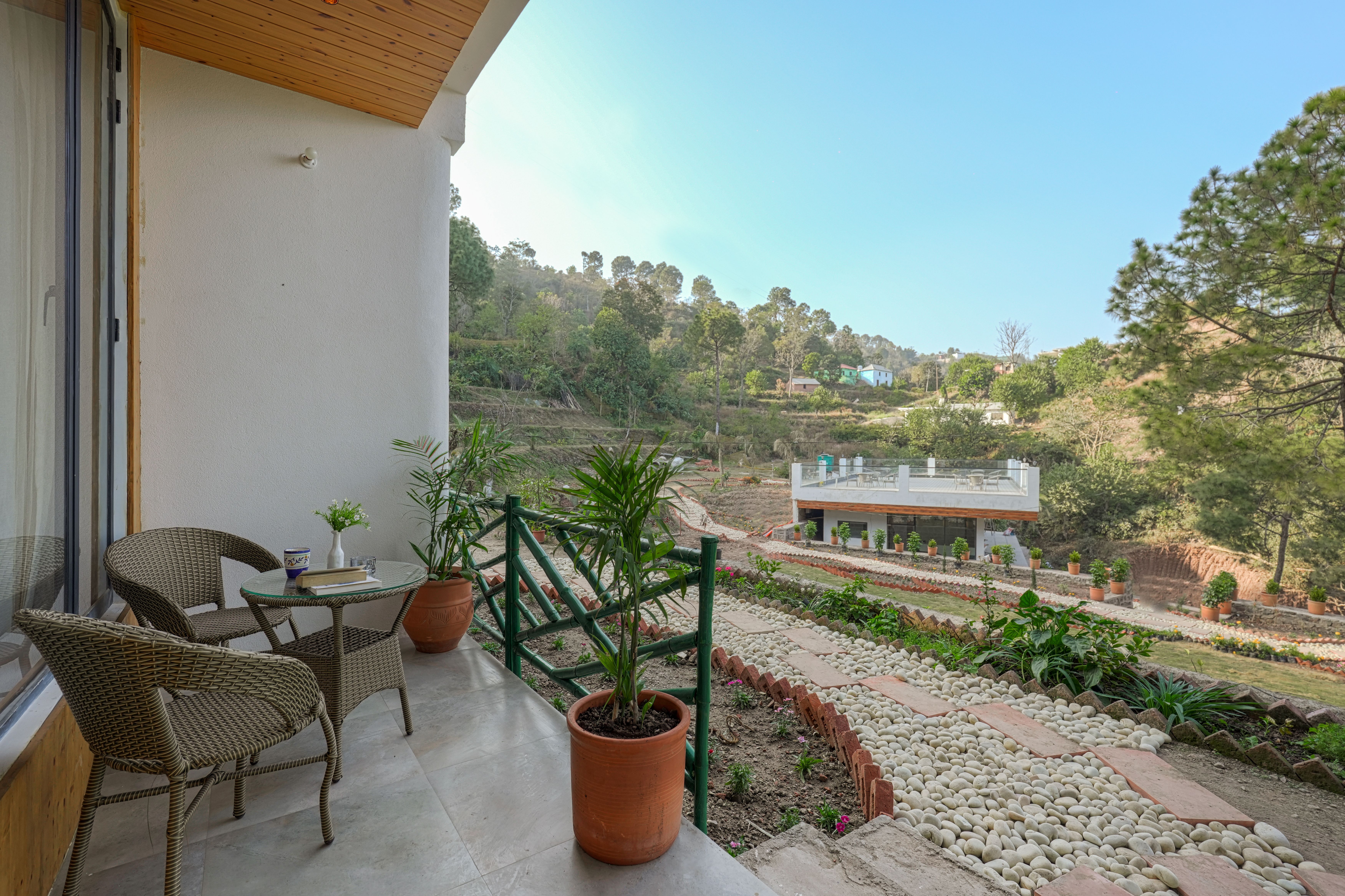 Private patio