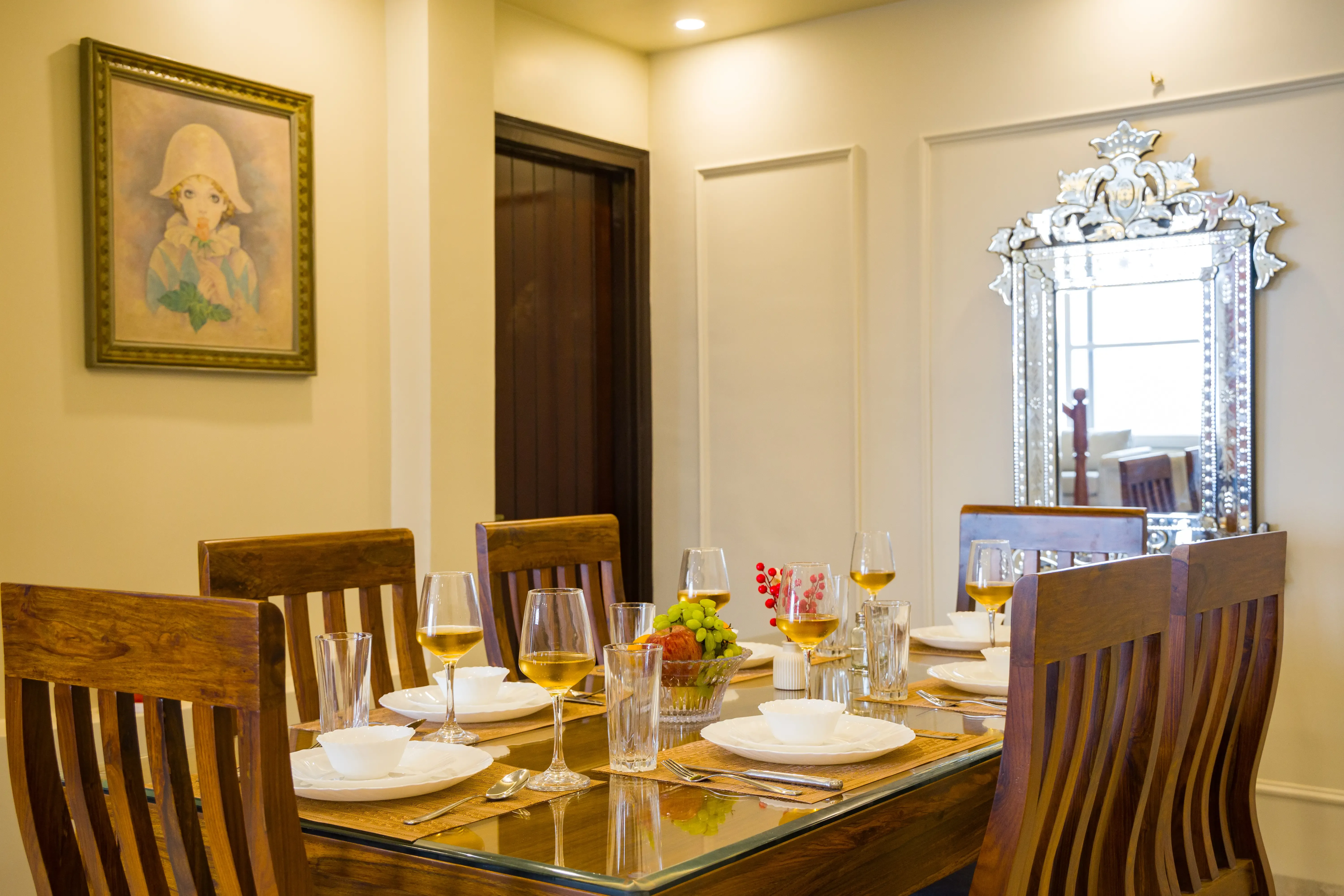 Twin Chalets Villa, Nainital - Dining room