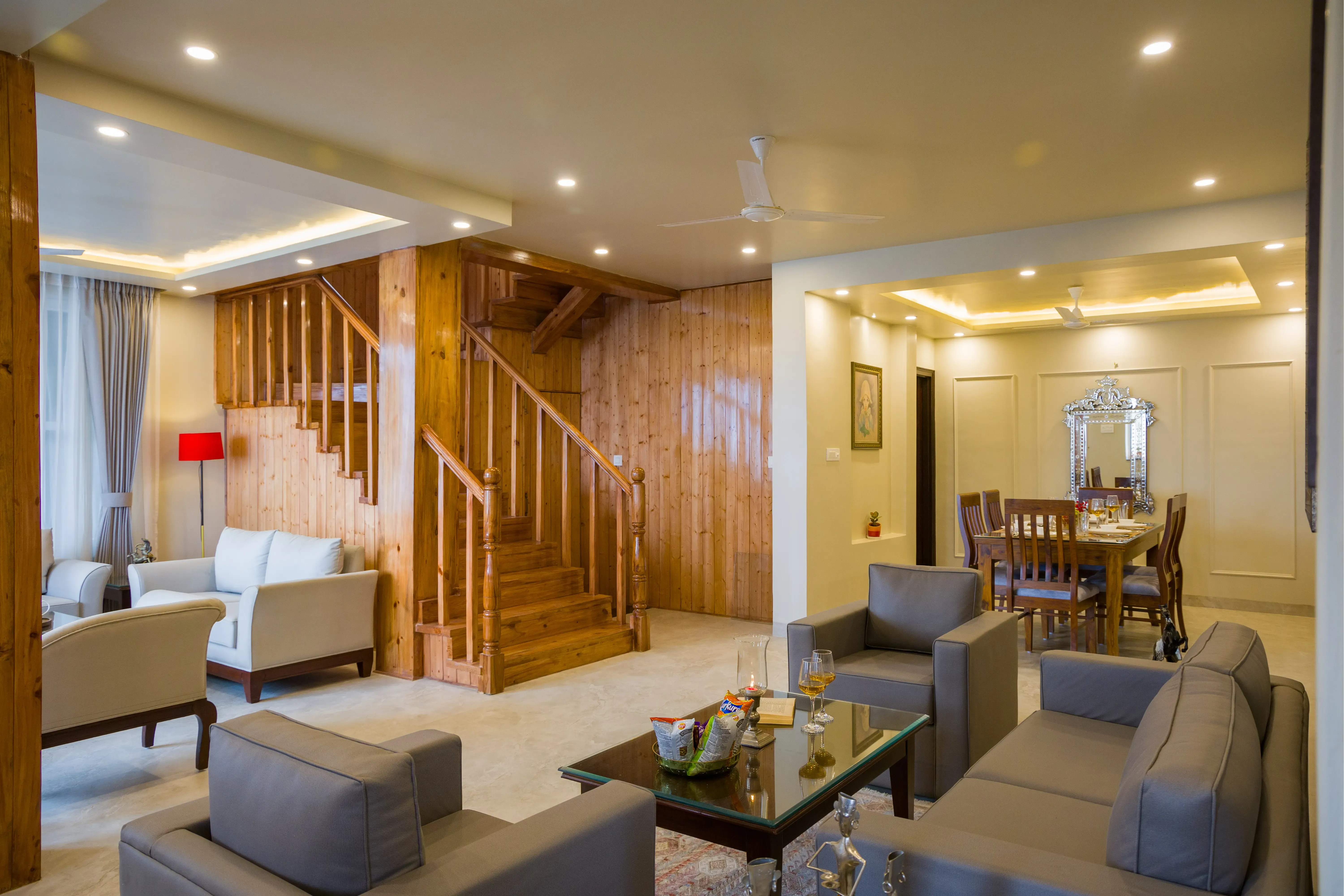 Twin Chalets Villa, Nainital - Living room 1