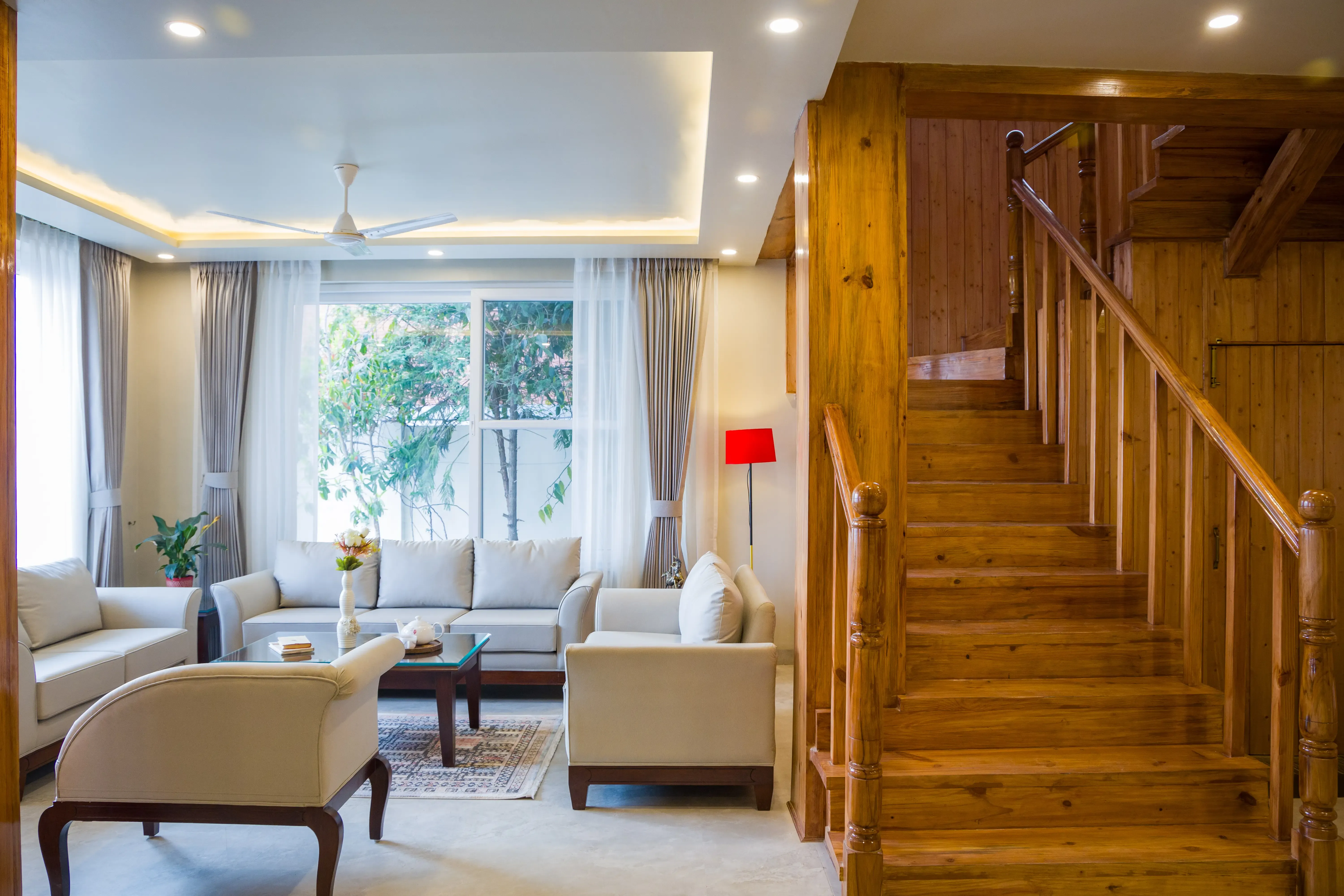 Twin Chalets Villa, Nainital - Living room 1