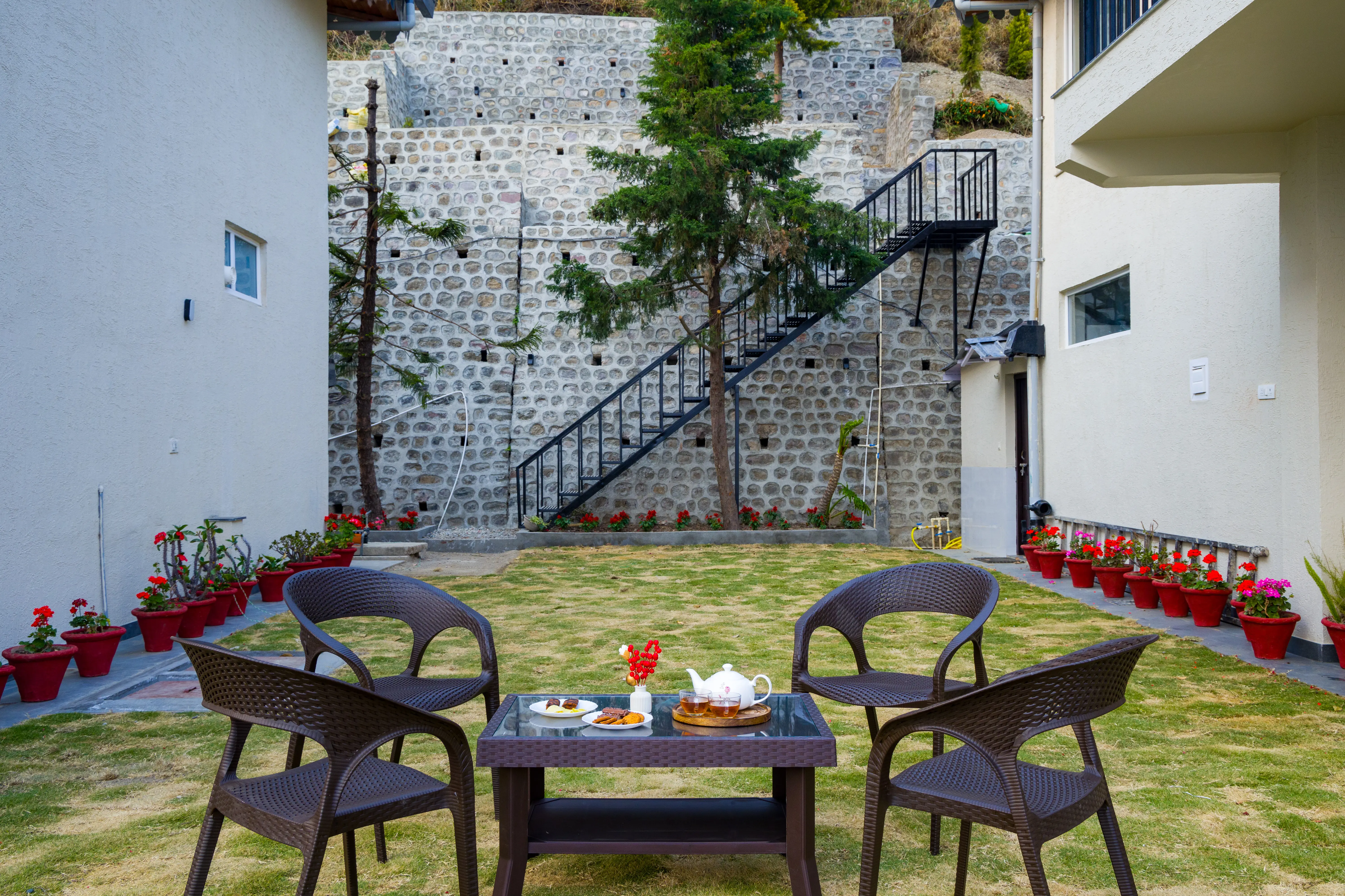 Twin Chalets Villa, Nainital - Lawn