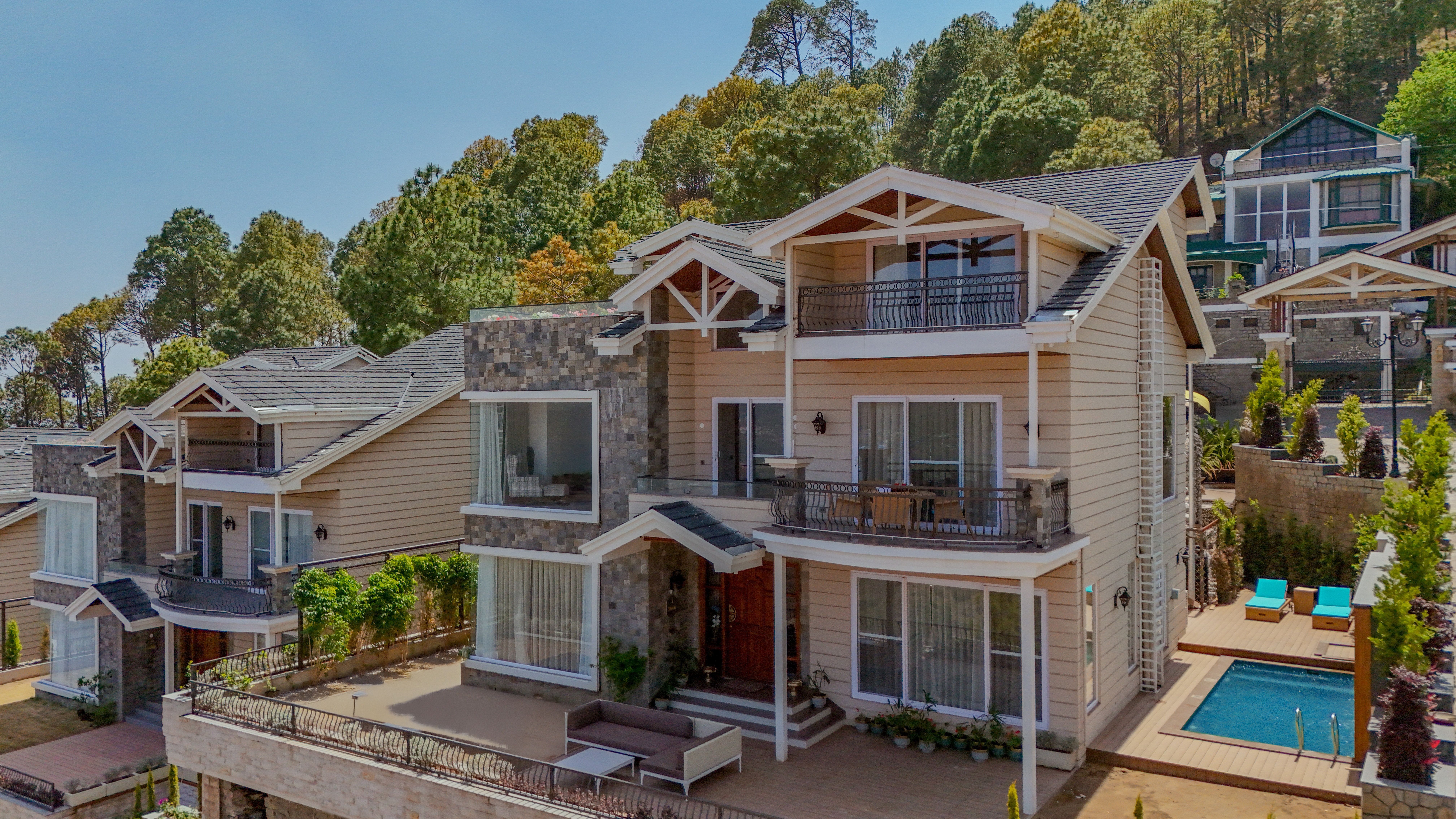 The Royce Daisy | Ultra-Luxe 4-BHK Villa With Private Pool, Jacuzzi, Steam Room & 360° Hill Views