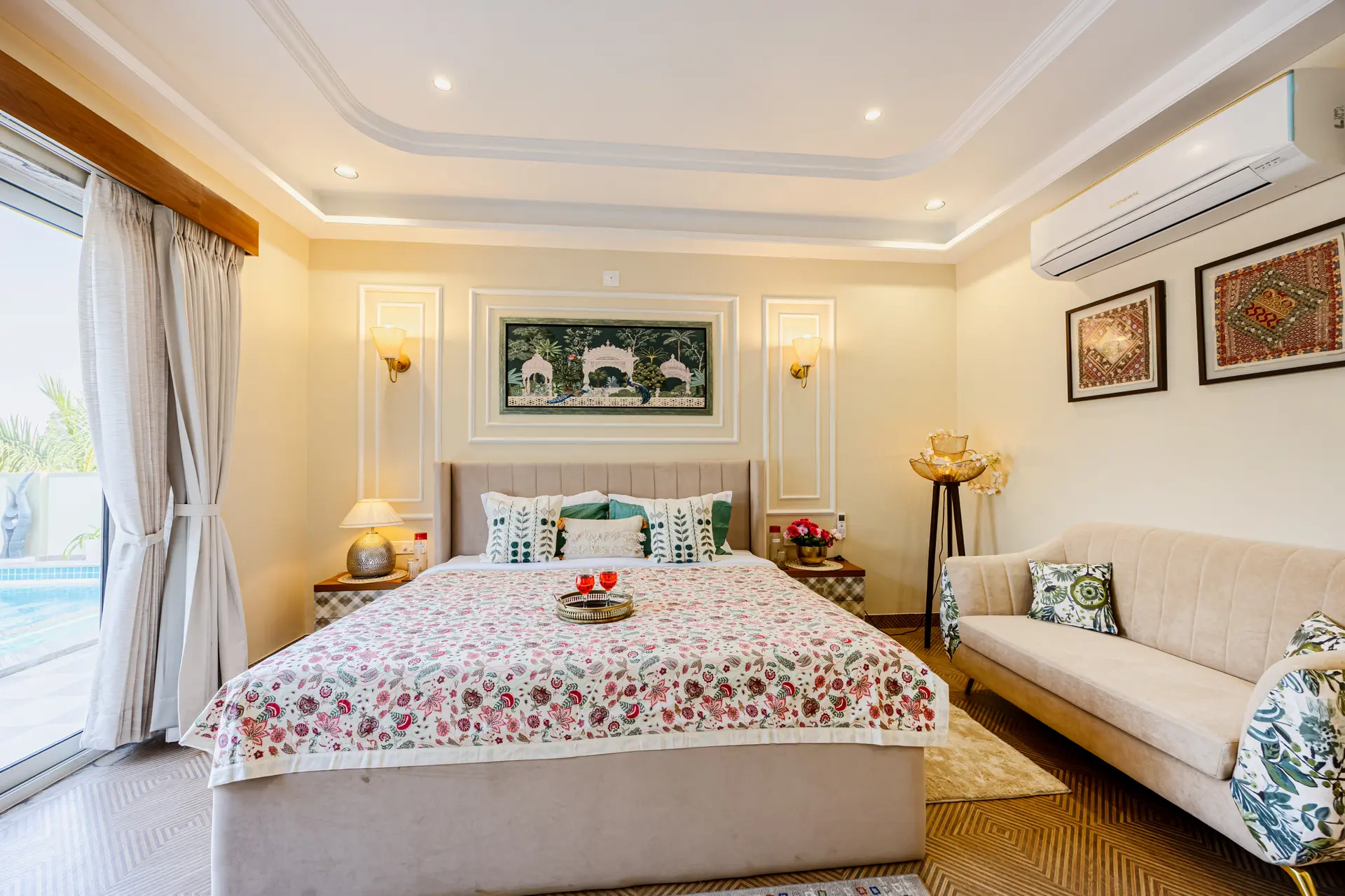 Heaven in Hills Mountara Villa, Udaipur - Bedroom 2
