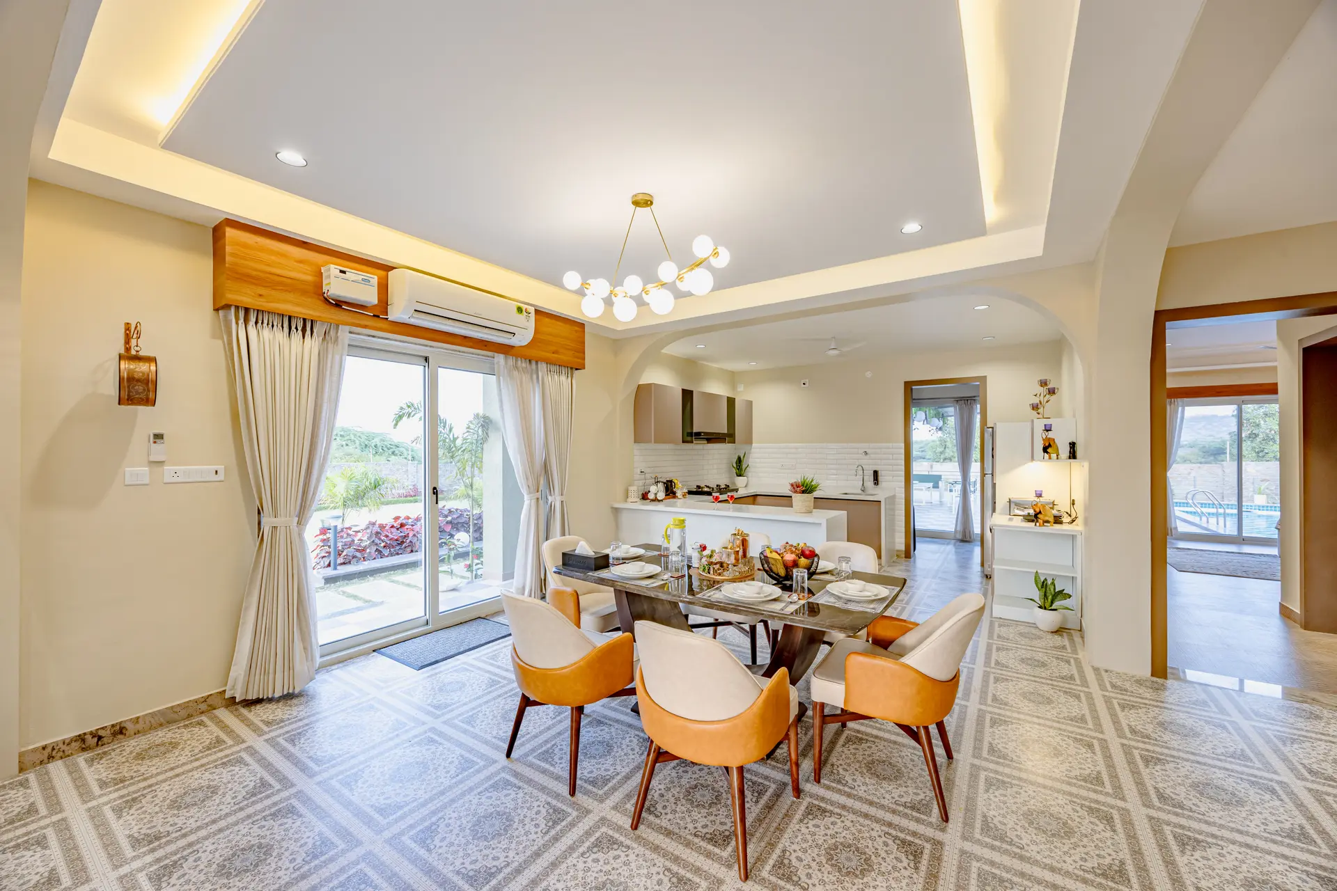 Heaven in Hills Mountara Villa, Udaipur - Dining area