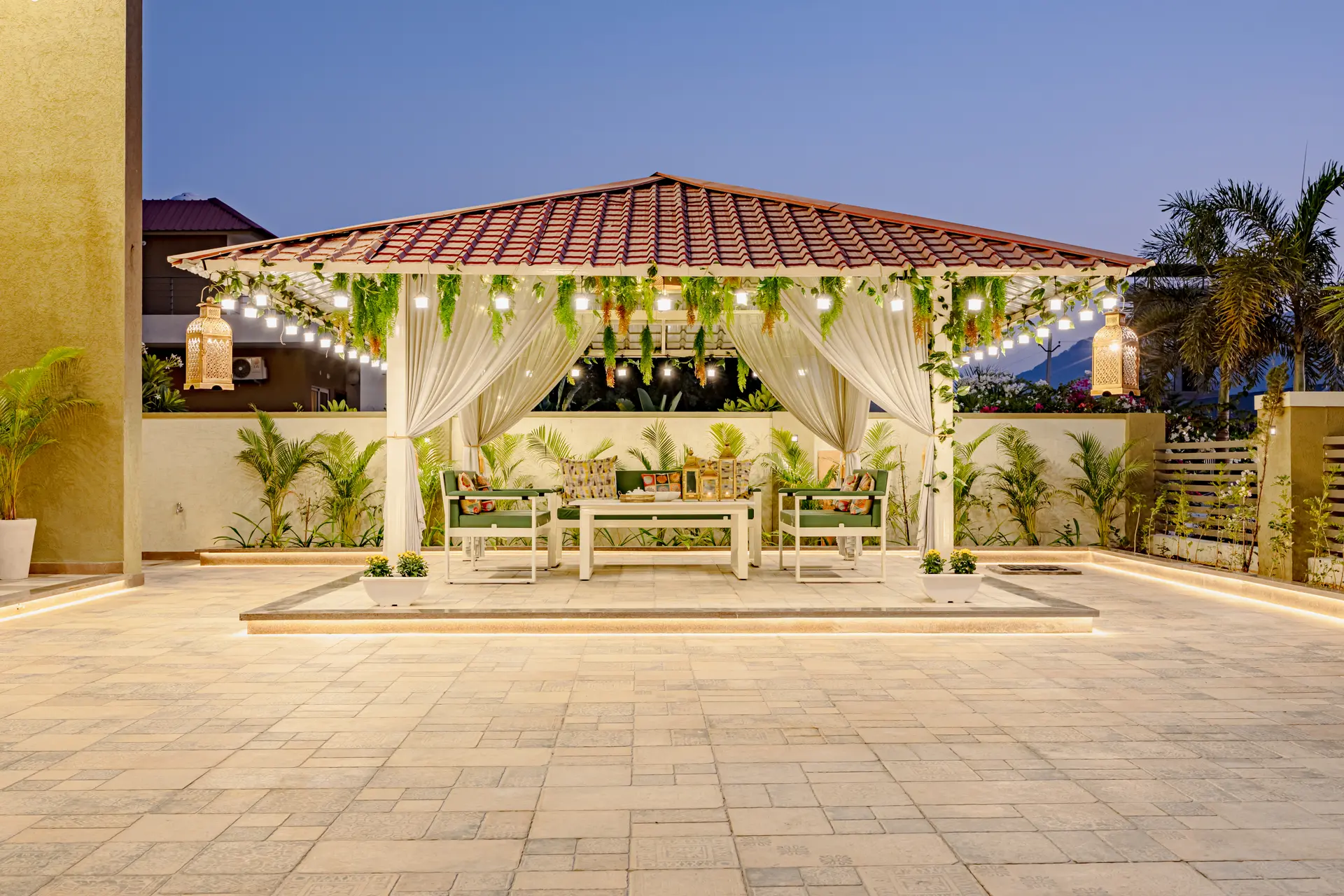 Heaven in Hills Mountara Villa, Udaipur - Garden gazebo