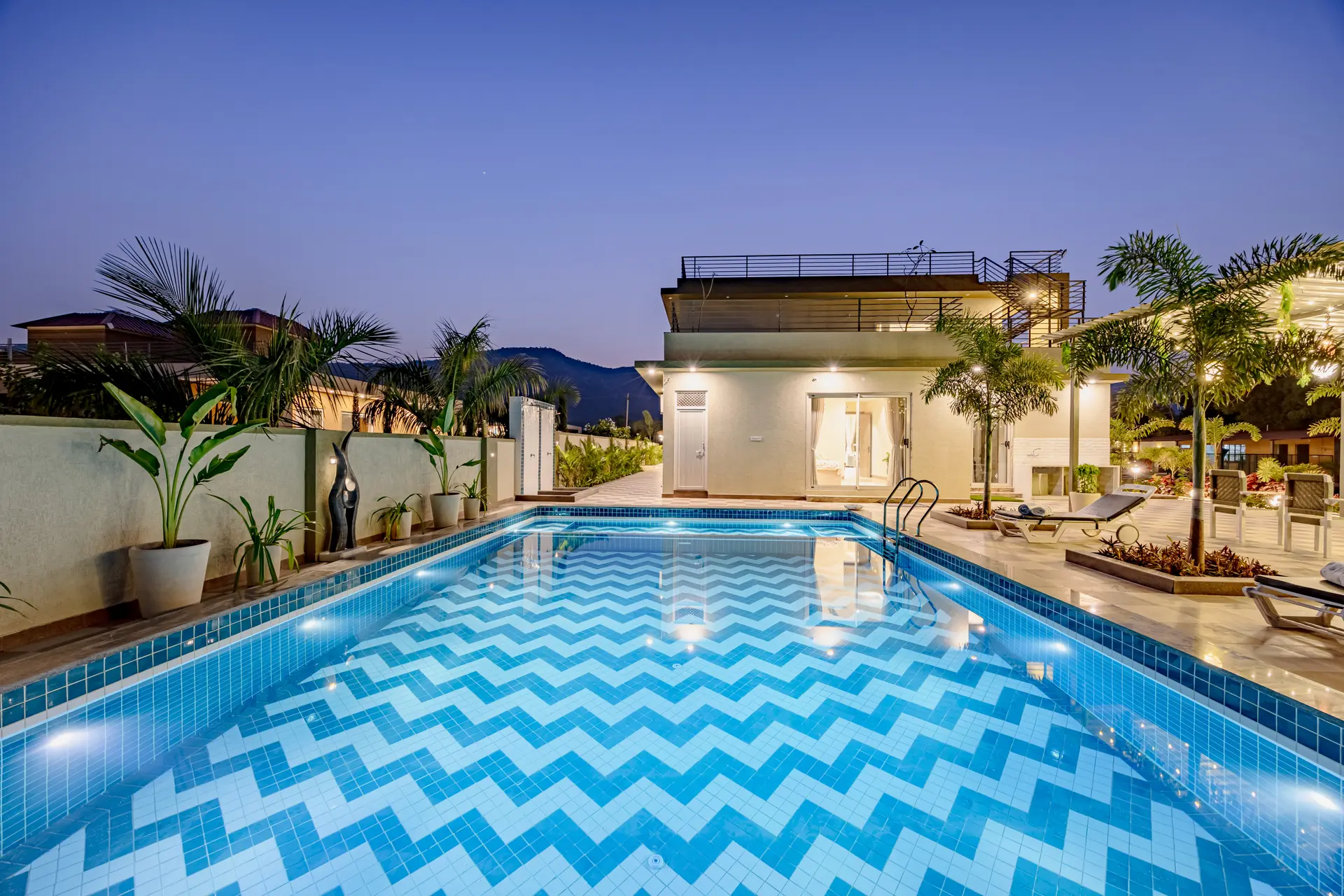 Heaven in Hills Mountara Villa, Udaipur - Private pool