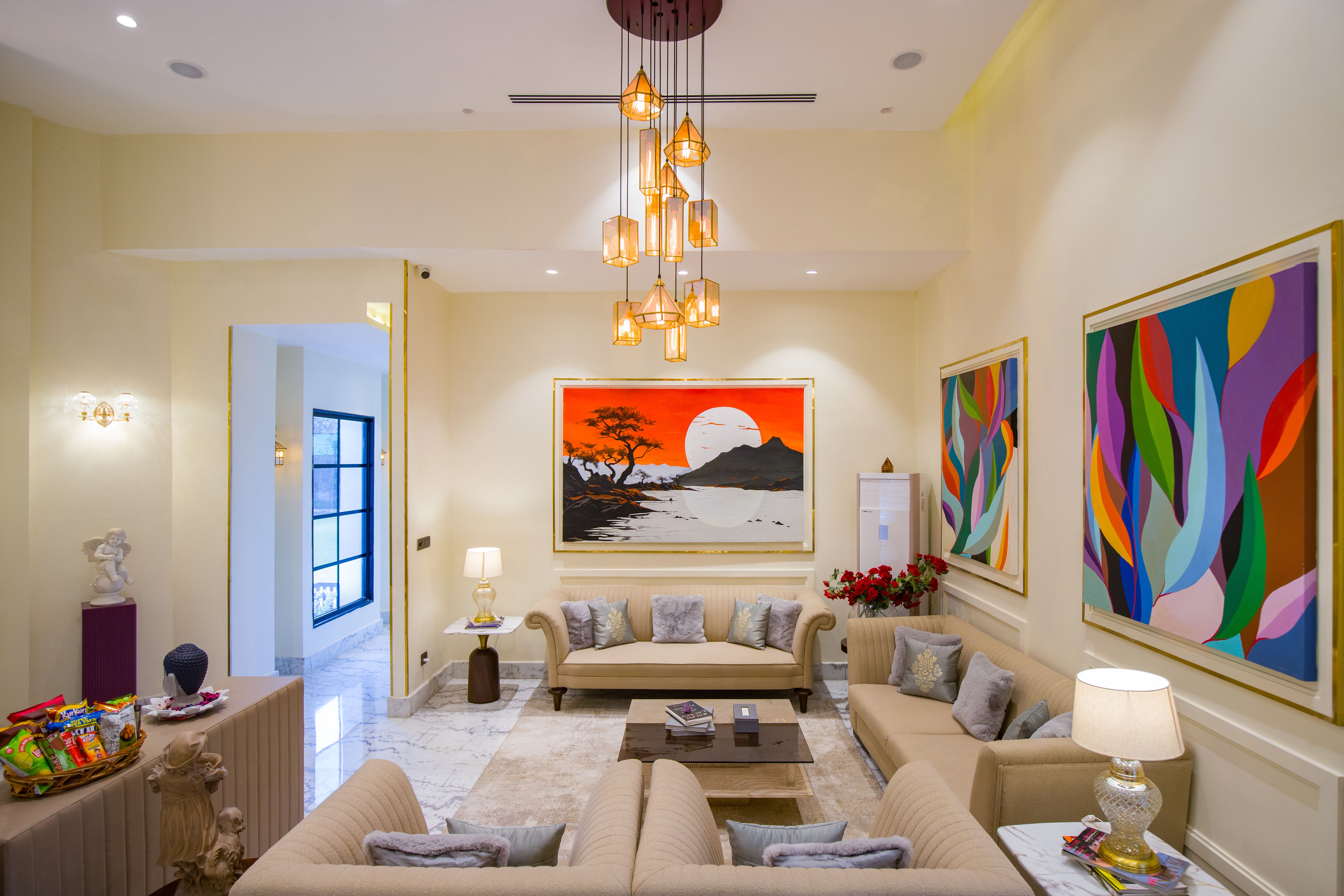 Ibiza Farmhouse, Delhi - Living room