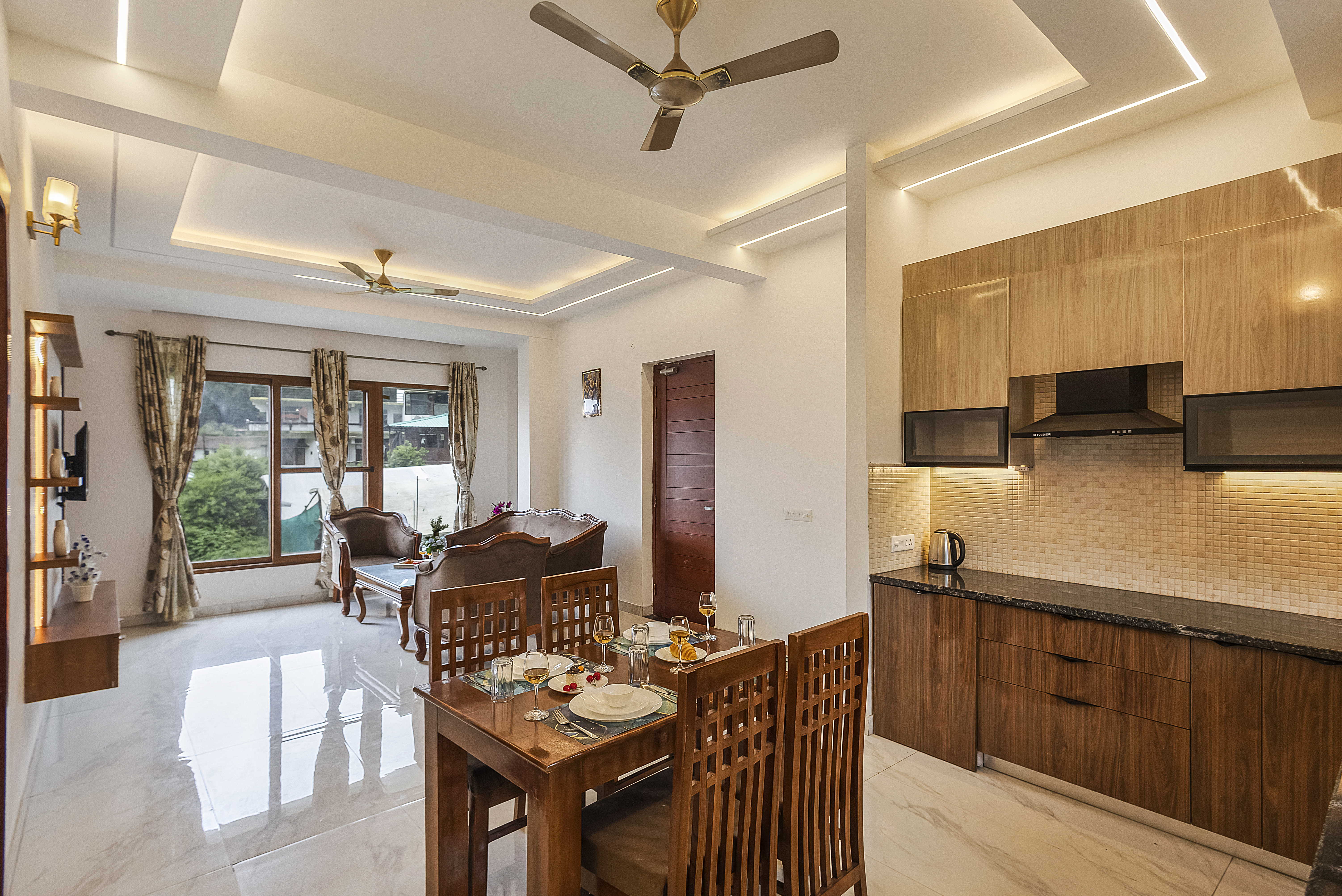 2 BHK Valley View Apartment With Balcony, Terrace & Garden - Bhowali — photo 24