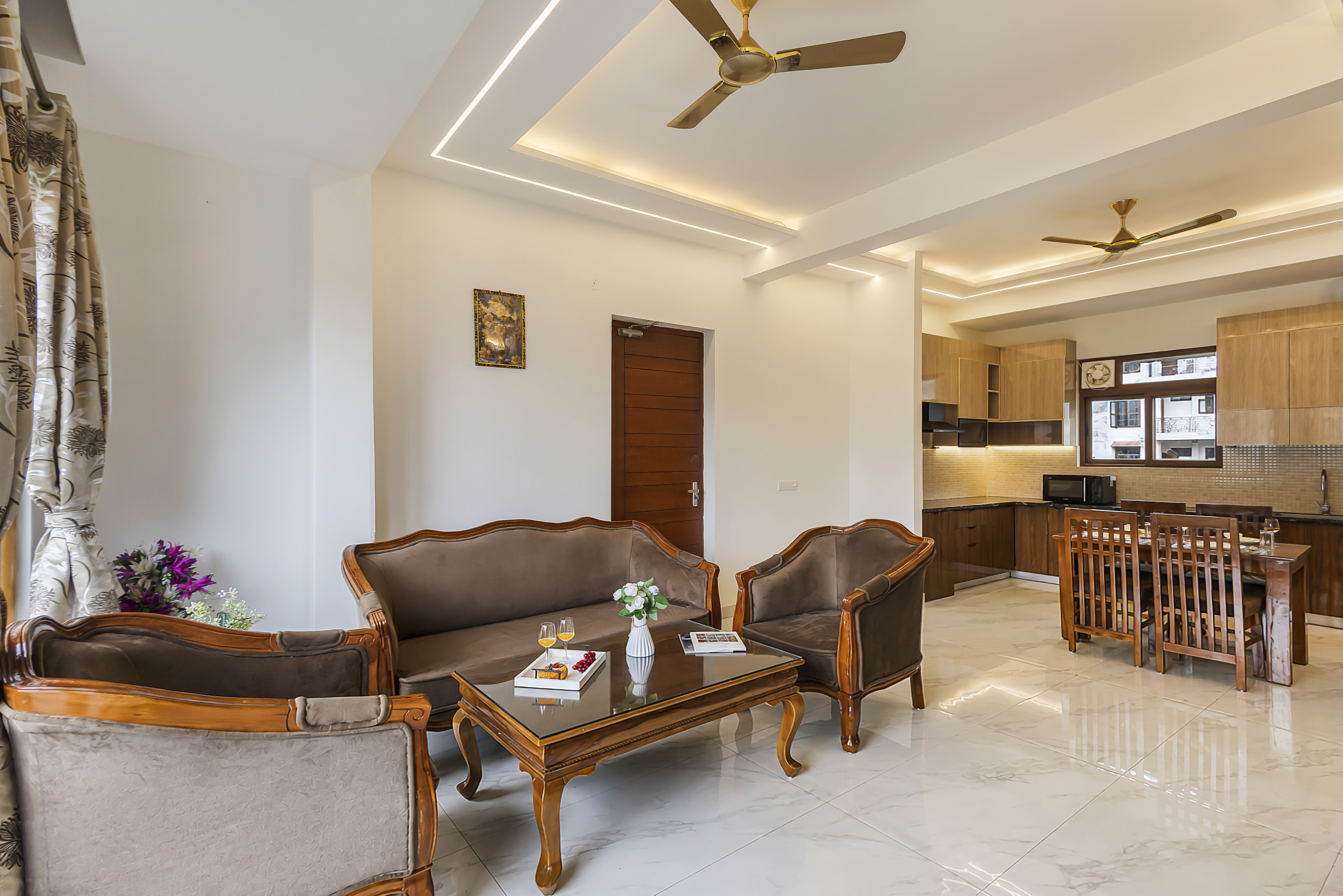 2 BHK Valley View Apartment With Balcony, Terrace & Garden - Bhowali — photo 8