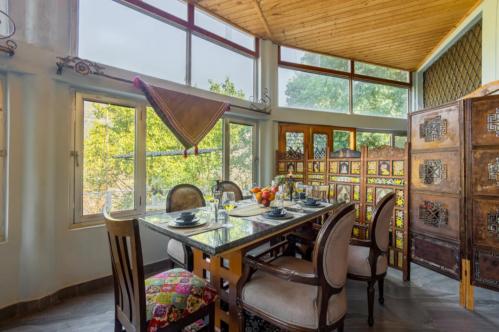 Zephyr Sierra Villa, Mussoorie - Dining Space