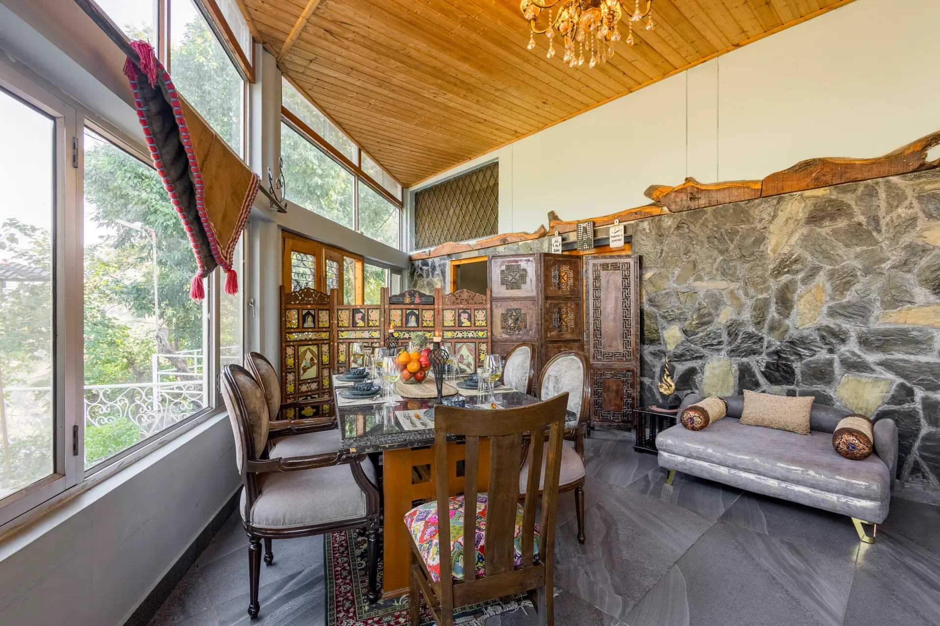 Zephyr Sierra Villa, Mussoorie - Dining Space