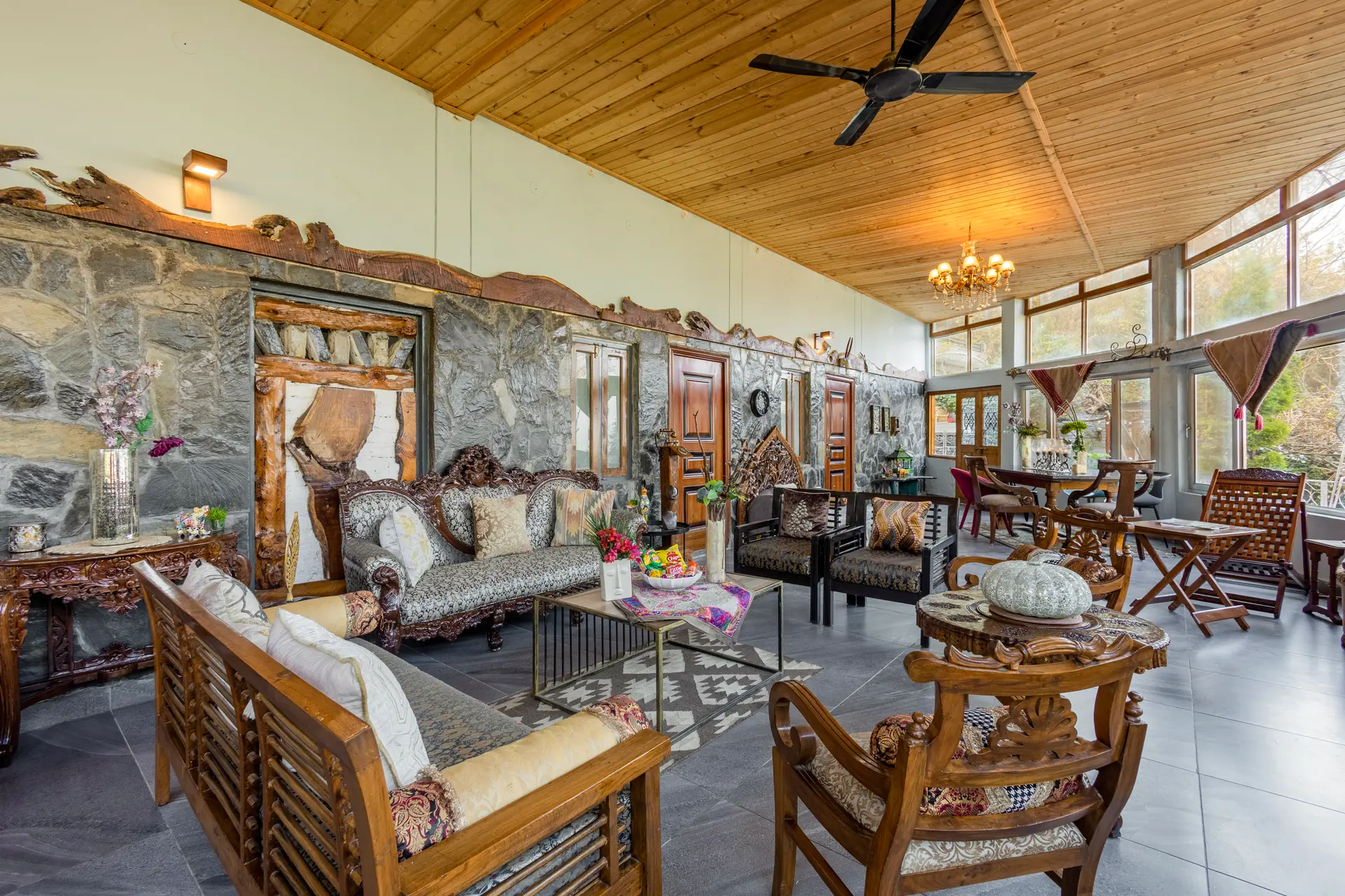 Zephyr Sierra Villa, Mussoorie - Living room