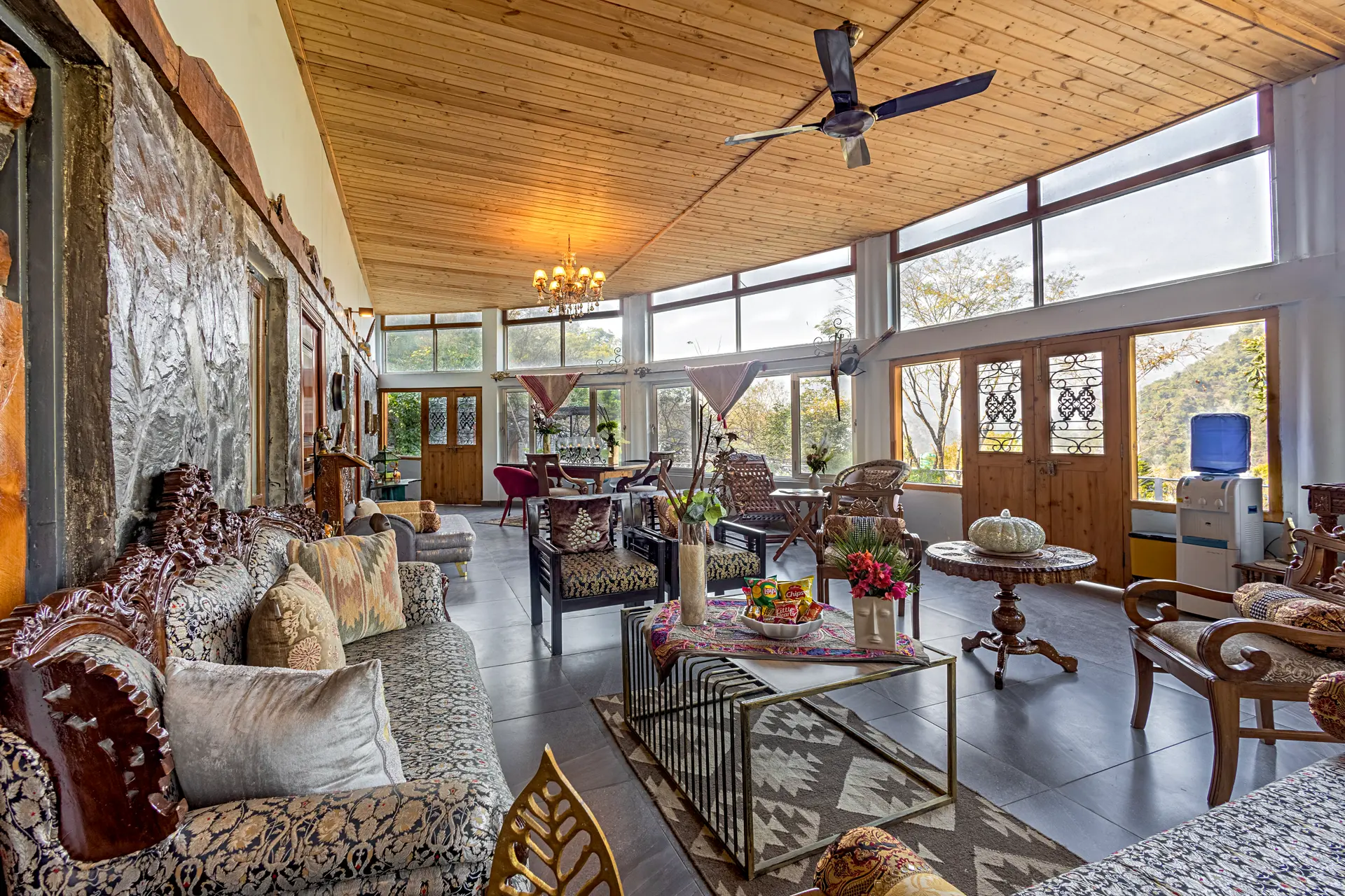 Zephyr Sierra Villa, Mussoorie - Living room