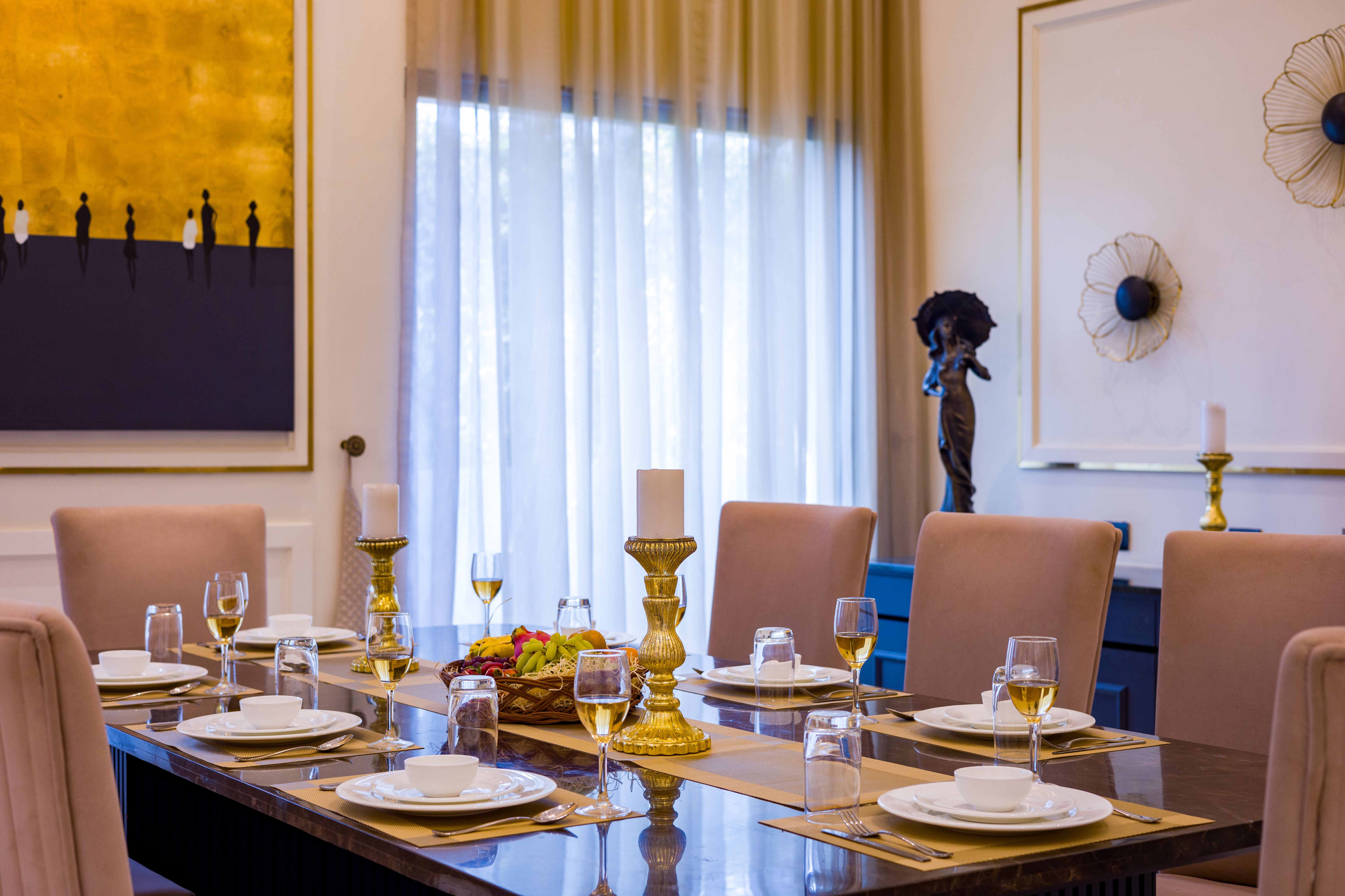 Ibiza Farmhouse, Delhi - Dining room