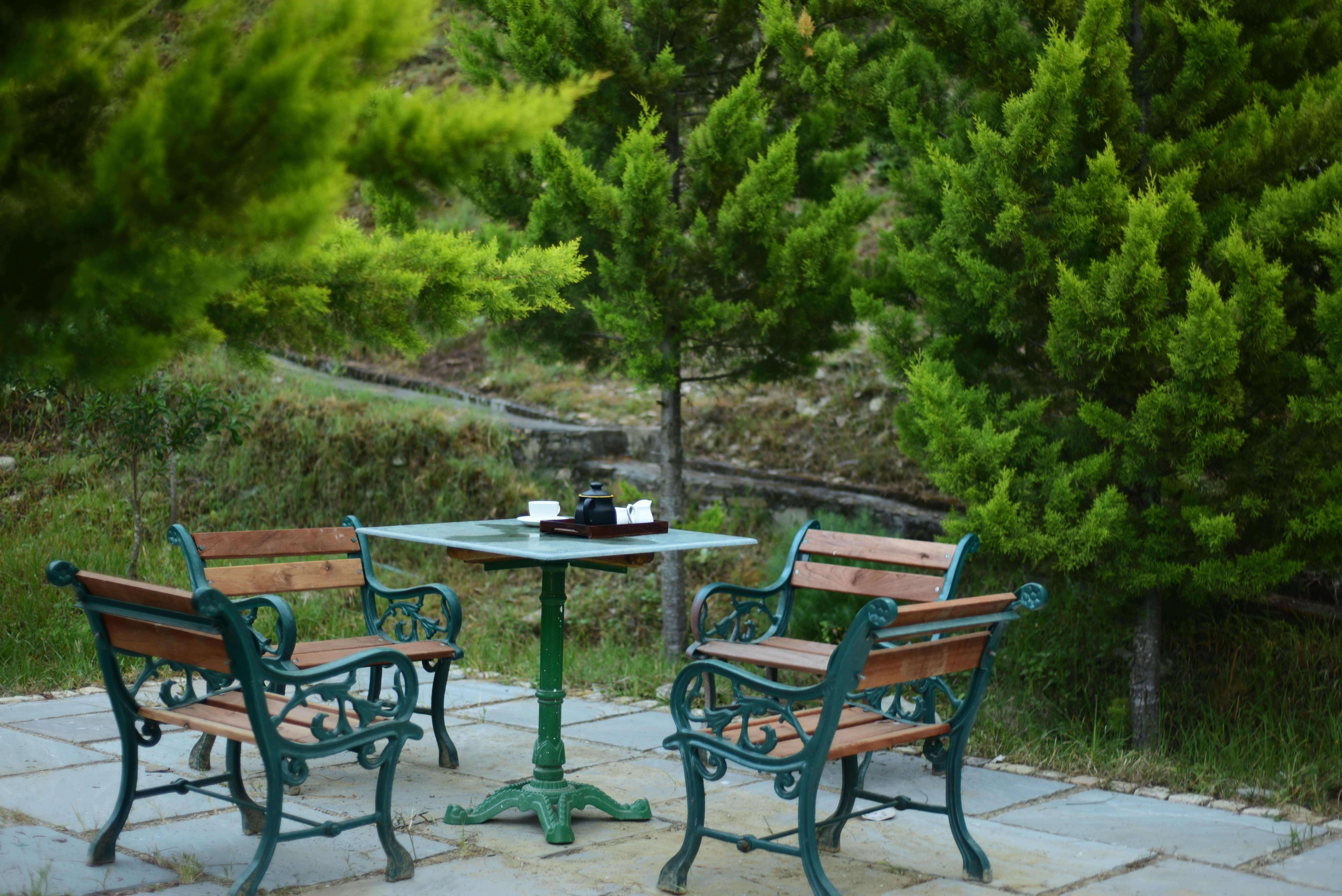 Outdoor seating area