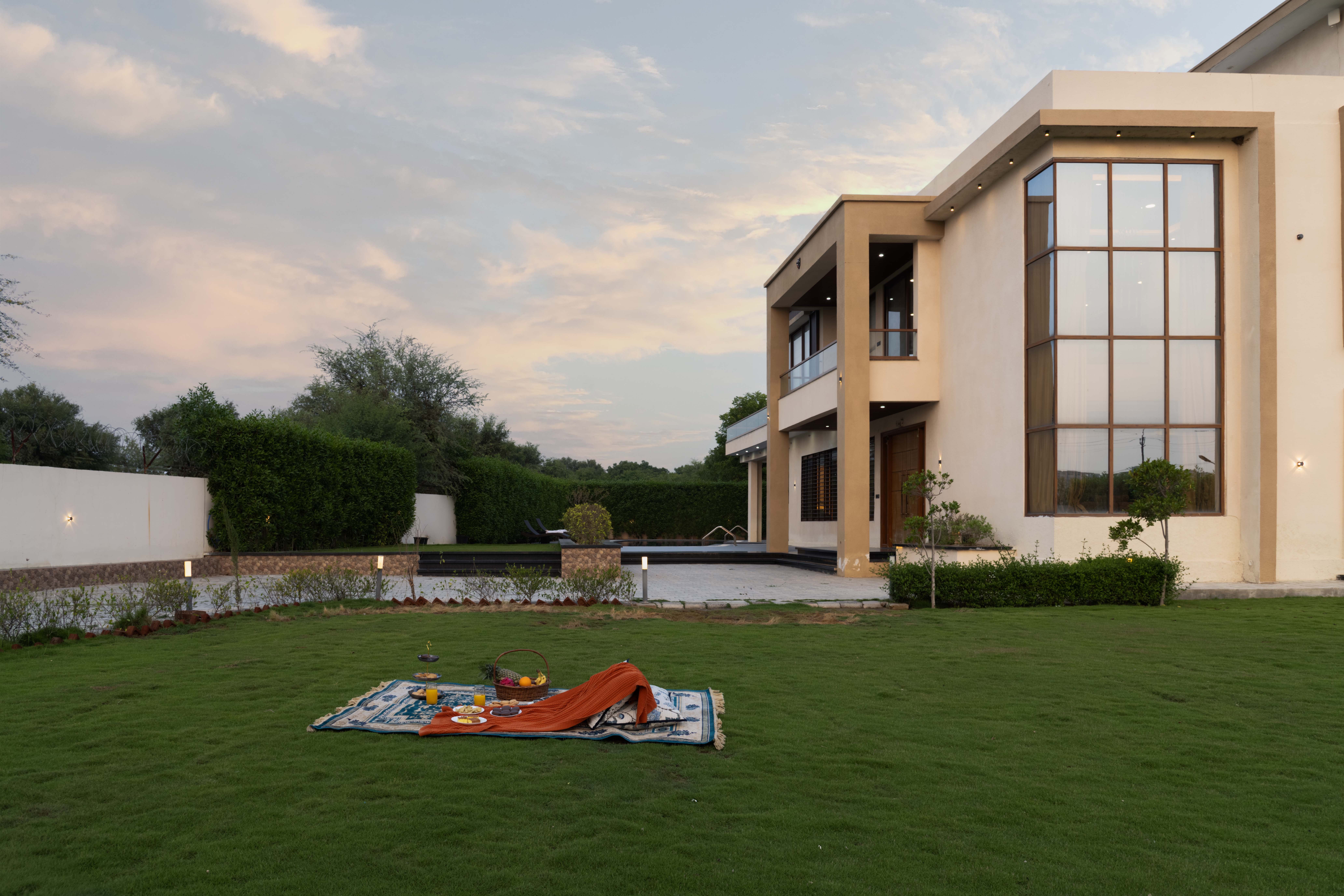 Chic 4-BHK Retreat with Private Pool, Terrace & Landscaped Garden | Pet-friendly — photo 26