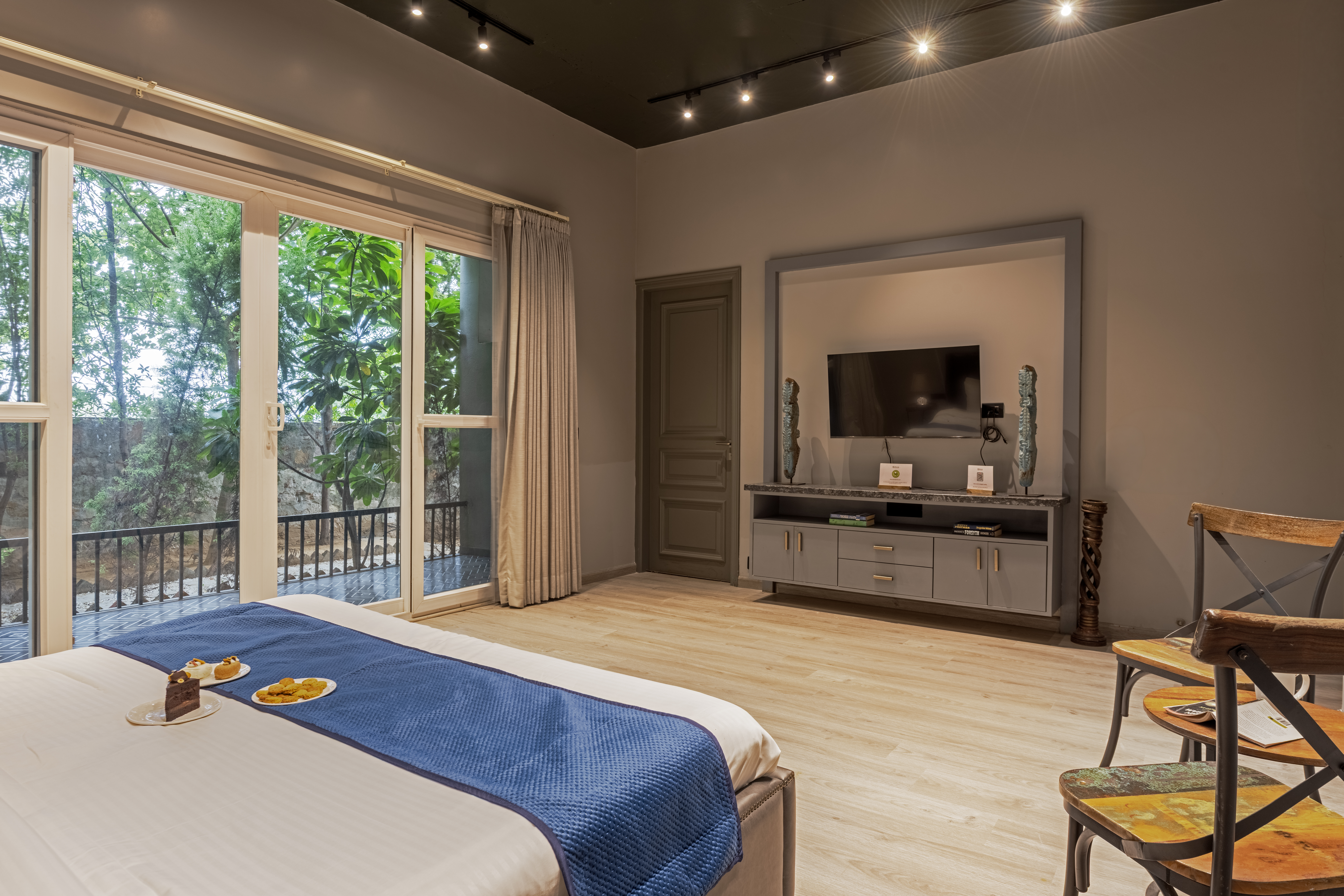 5-BHK Forest-View Villa with Private Pool, Gazebo, Indoor Games Lounge, Bonfire Area, Terrace & Garden — photo 30