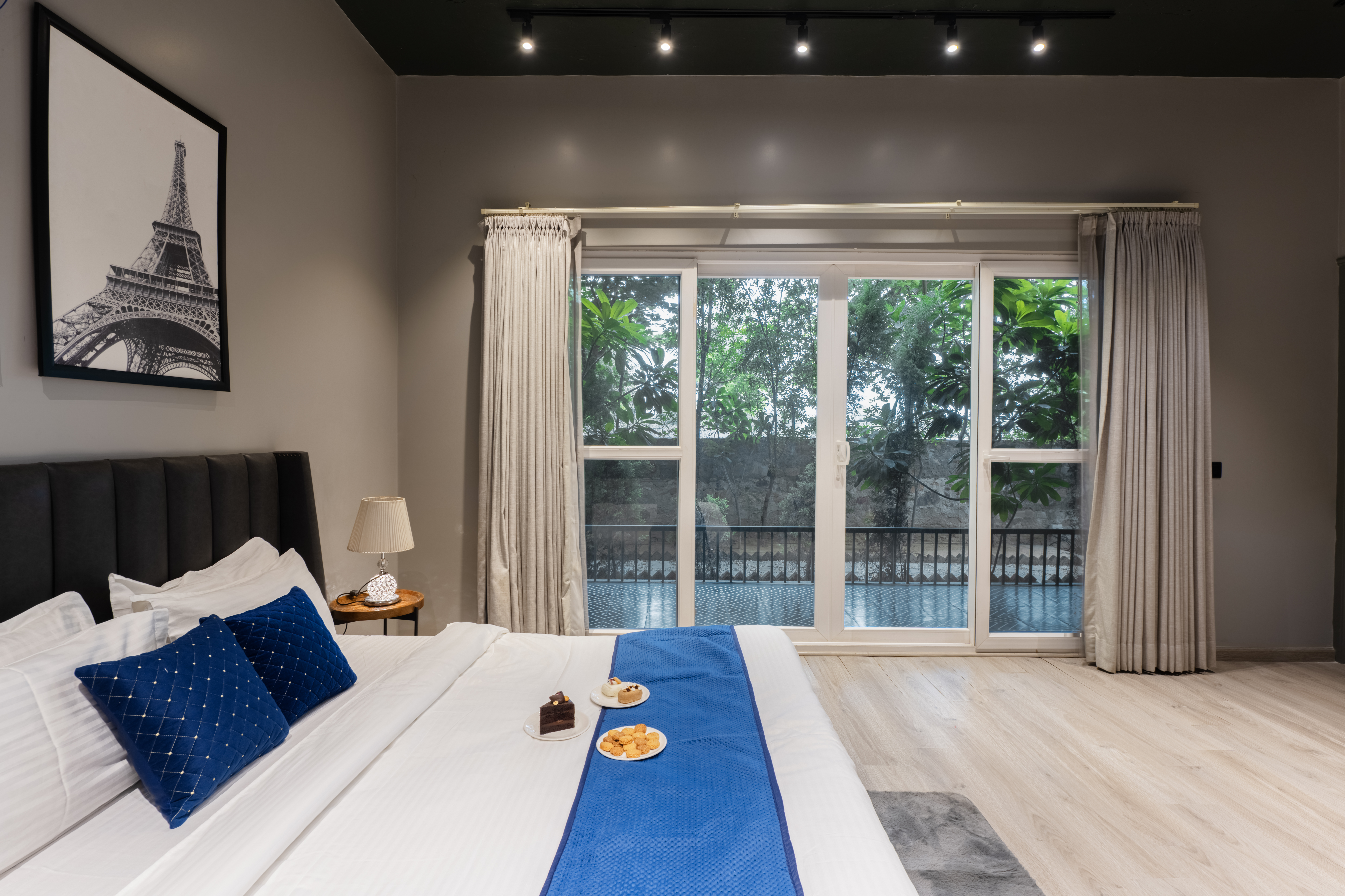 5-BHK Forest-View Villa with Private Pool, Gazebo, Indoor Games Lounge, Bonfire Area, Terrace & Garden — photo 42