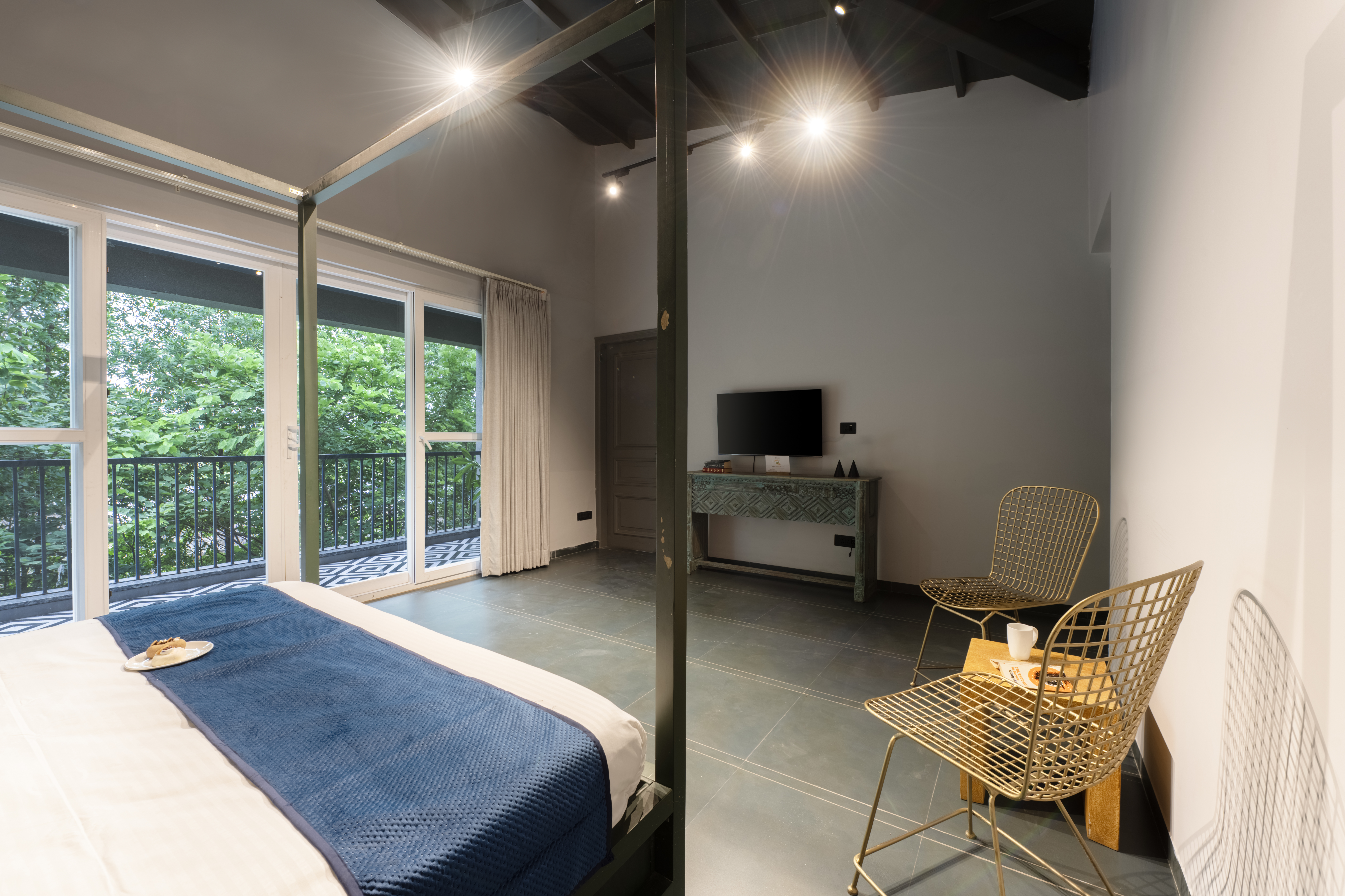 5-BHK Forest-View Villa with Private Pool, Gazebo, Indoor Games Lounge, Bonfire Area, Terrace & Garden — photo 17