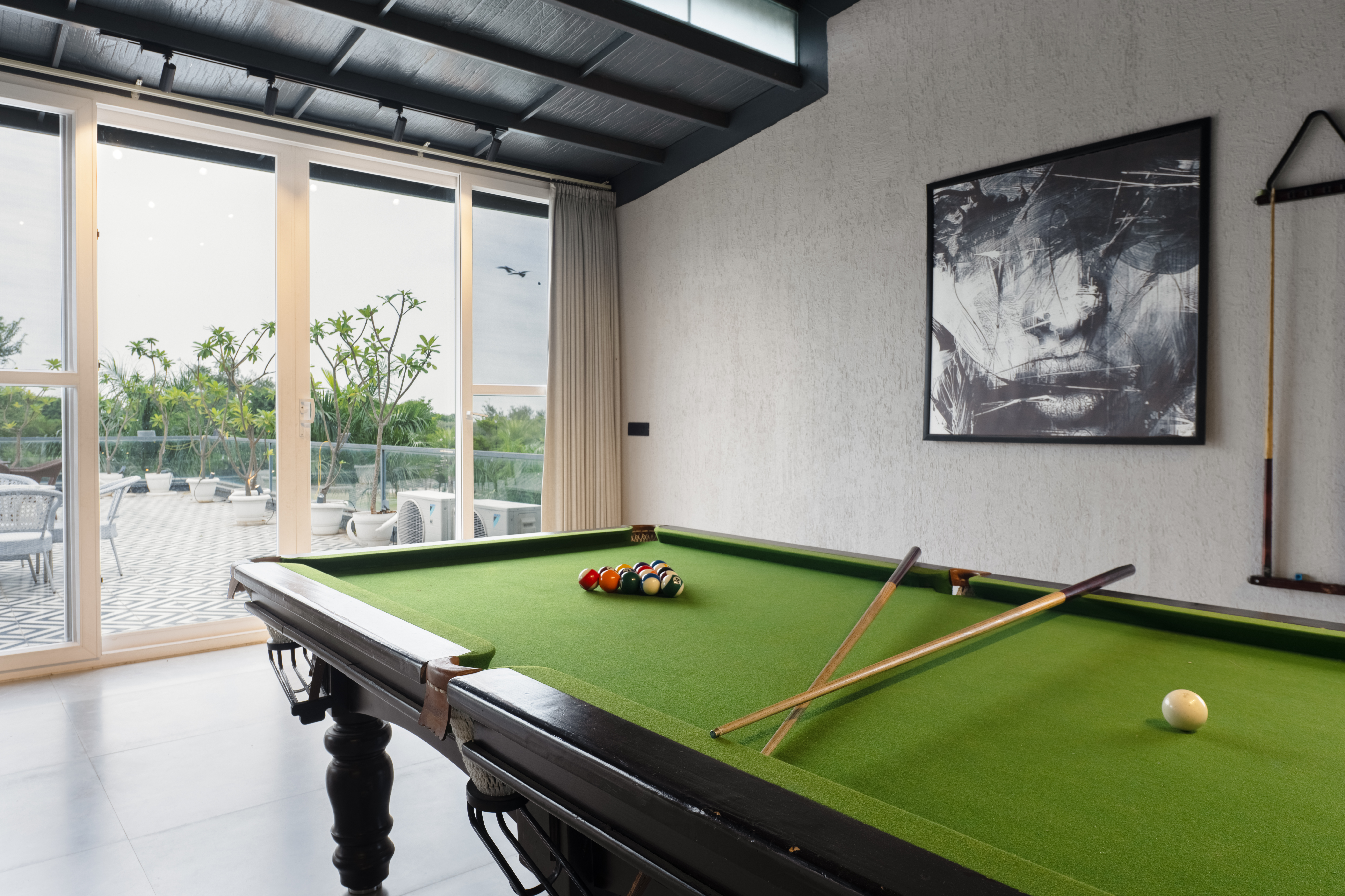 5-BHK Forest-View Villa with Private Pool, Gazebo, Indoor Games Lounge, Bonfire Area, Terrace & Garden — photo 7