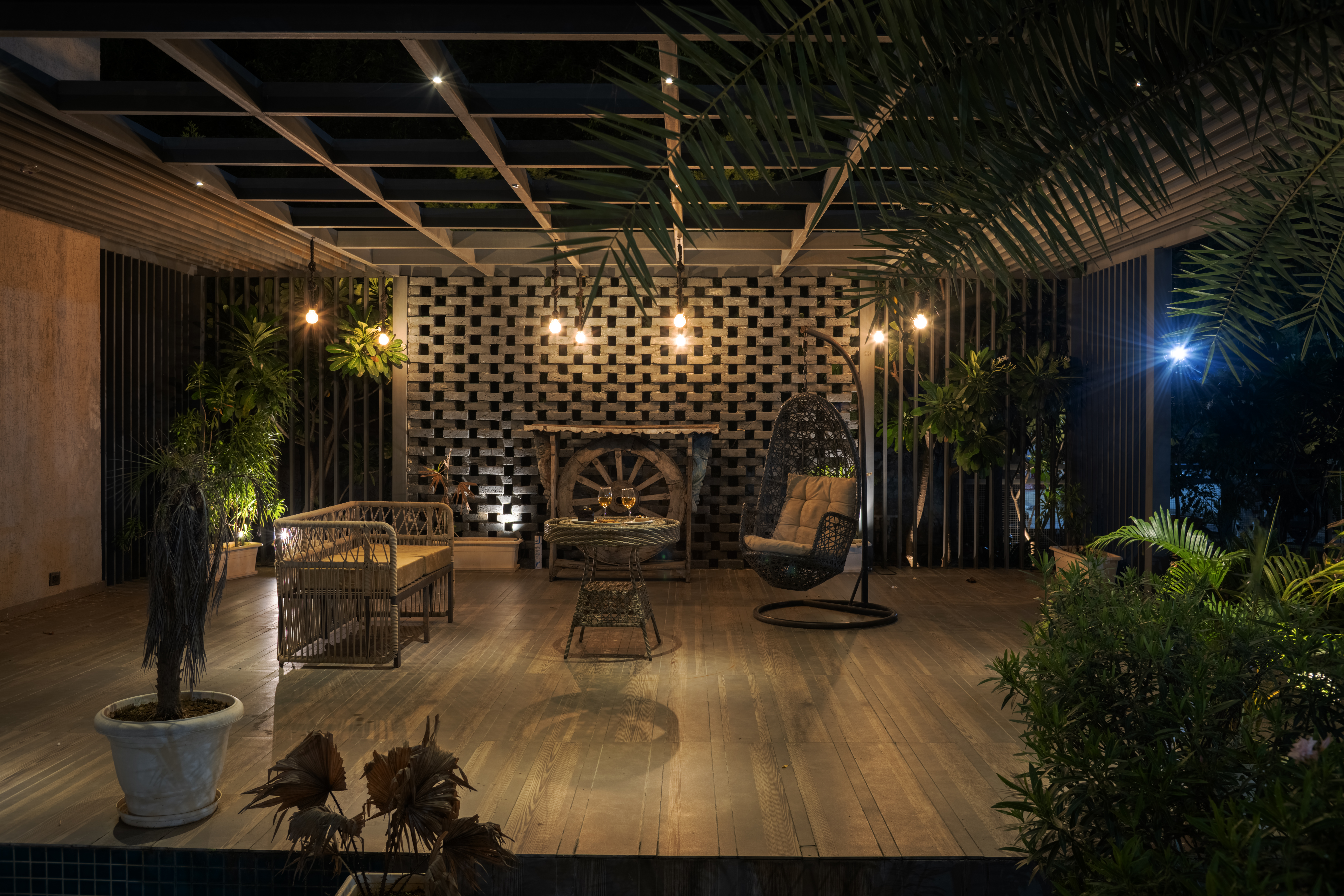 5-BHK Forest-View Villa with Private Pool, Gazebo, Indoor Games Lounge, Bonfire Area, Terrace & Garden — photo 10