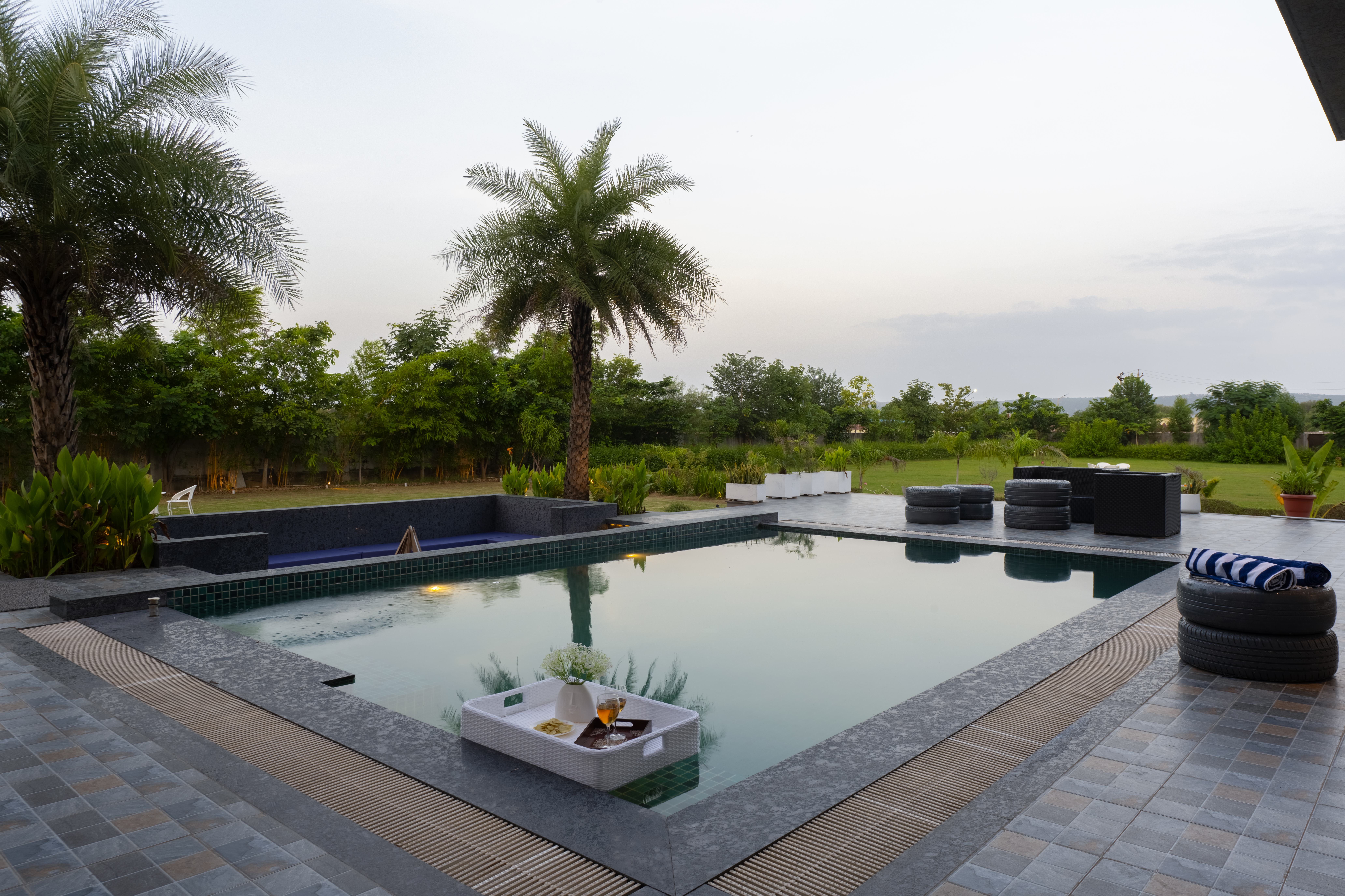 3 BHK Villa With Private Pool, Bonfire Deck, Party Hall & Landscaped Garden — photo 28