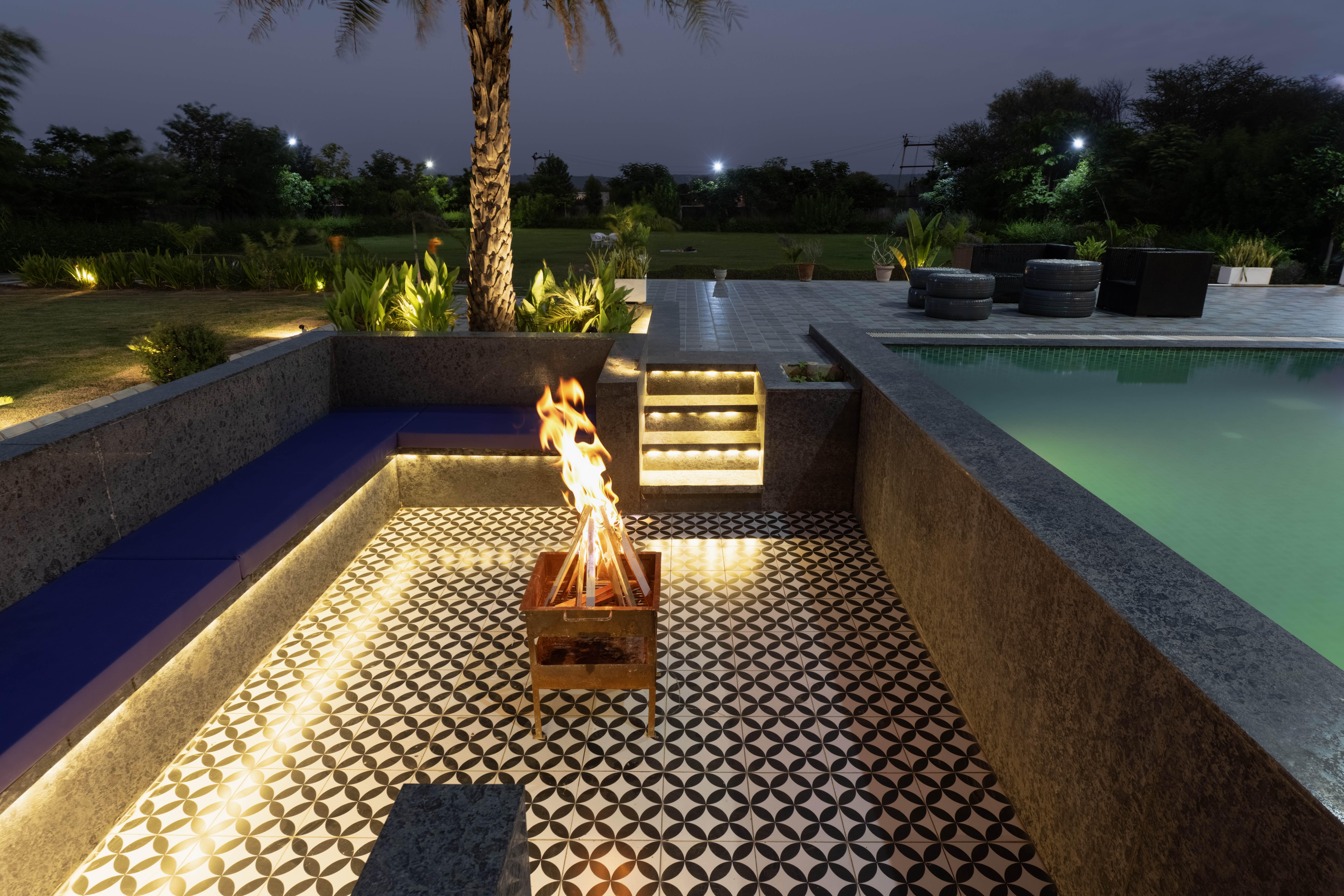 3 BHK Villa With Private Pool, Bonfire Deck, Party Hall & Landscaped Garden — photo 6