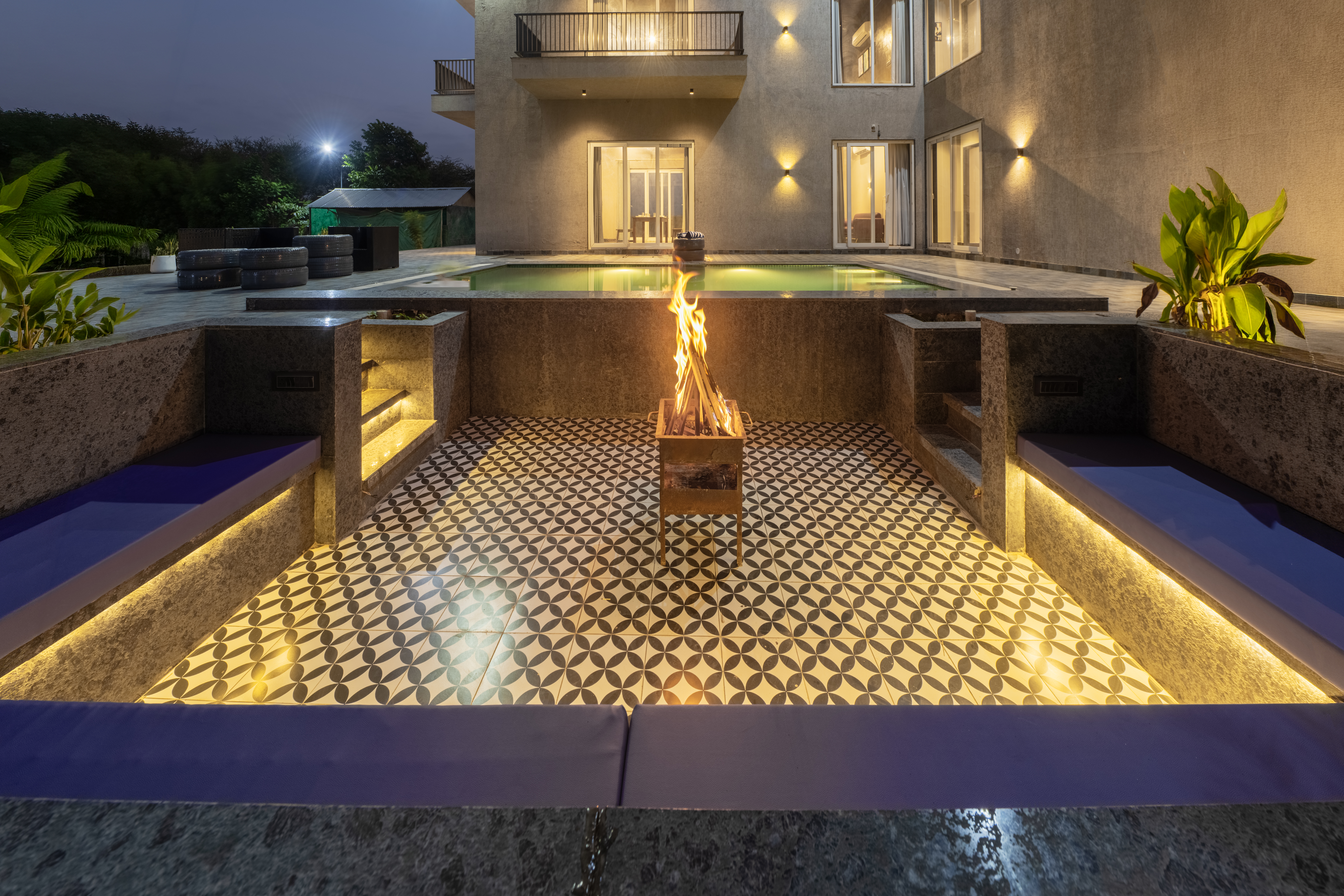 3 BHK Villa With Private Pool, Bonfire Deck, Party Hall & Landscaped Garden — photo 30