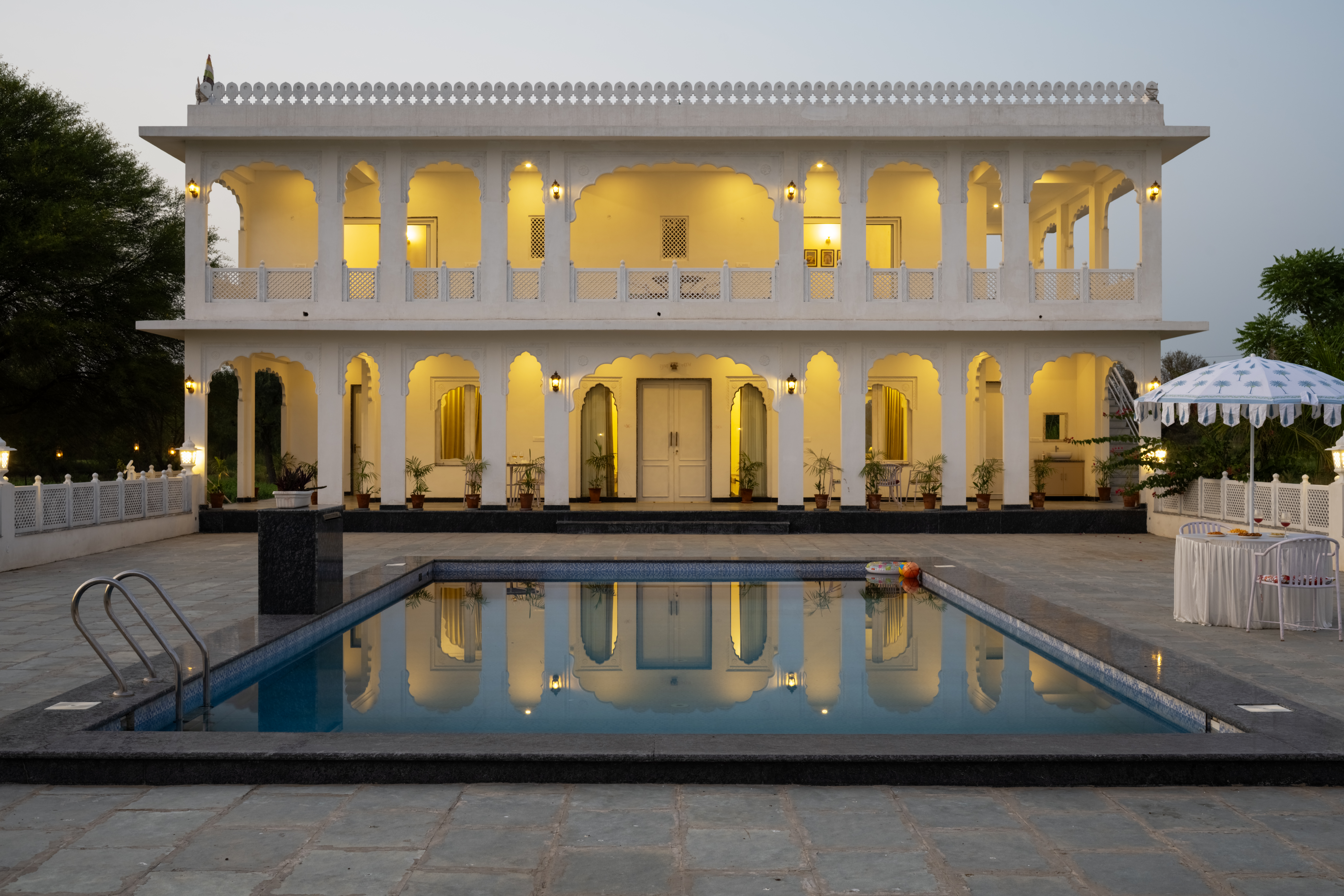 Heritage-Style 6-BHK Retreat With Private Swimming Pool, Gazebo & Landscaped Garden — photo 30