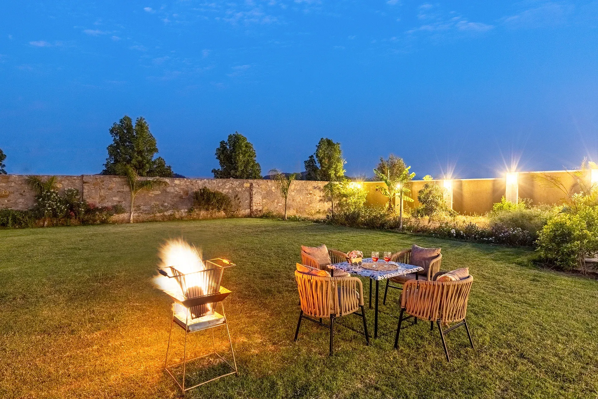 Heaven in Hills Kahili Villa, Udaipur - Bonfire