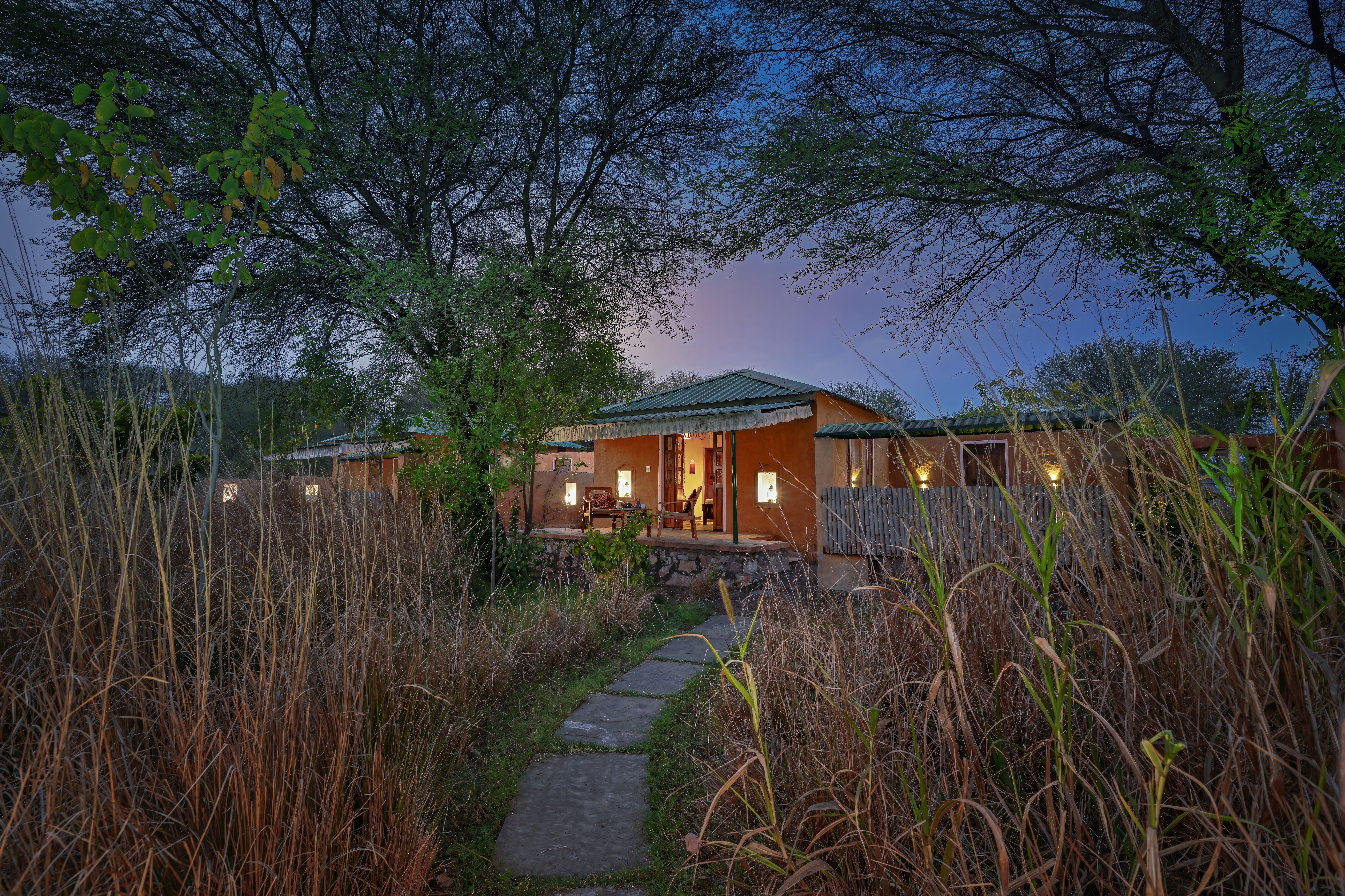 Bagh Serai | Cottage With Plunge Pool on 5-Acre Land Near Forest With Common Pool & Restro