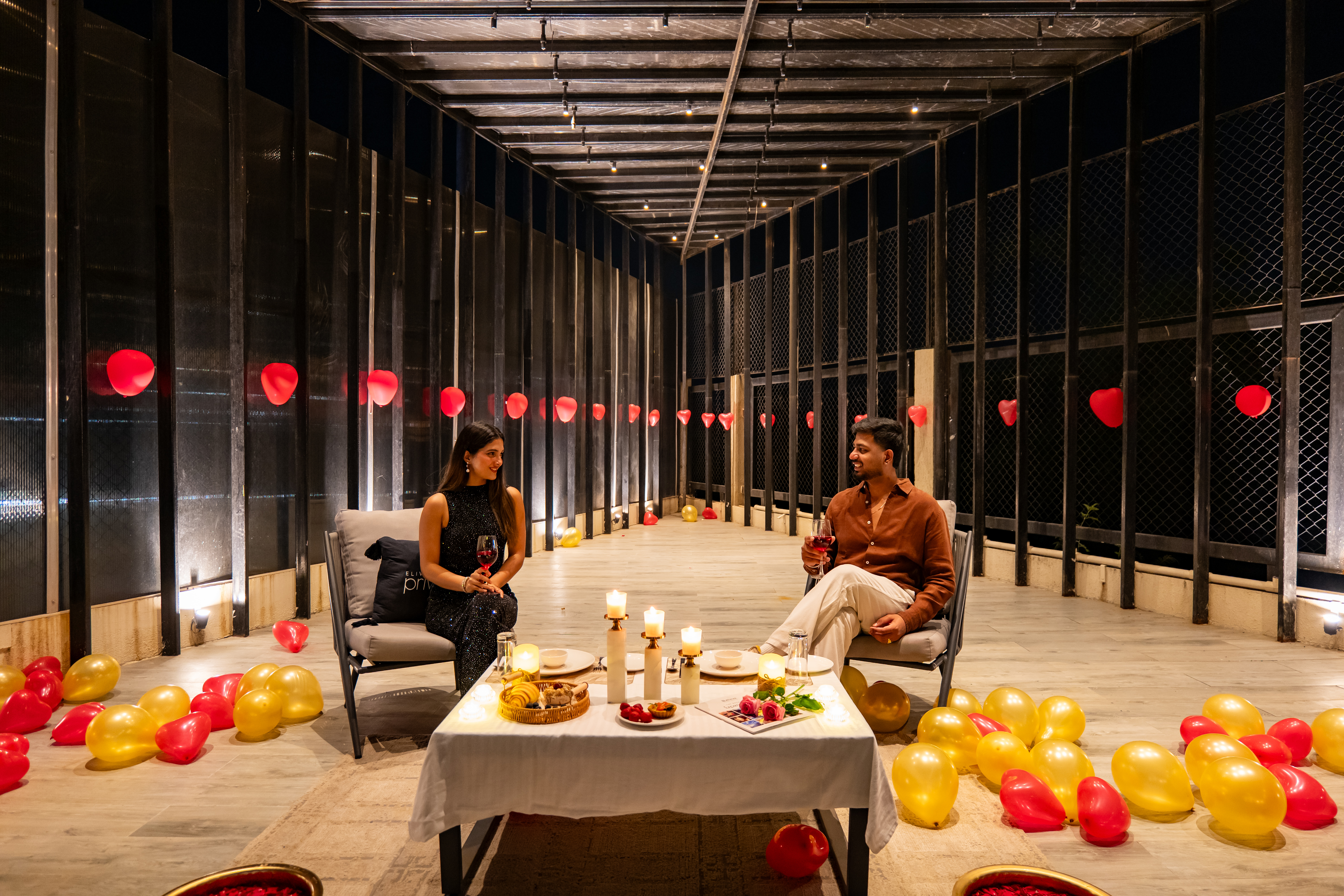 Celebration experience shot