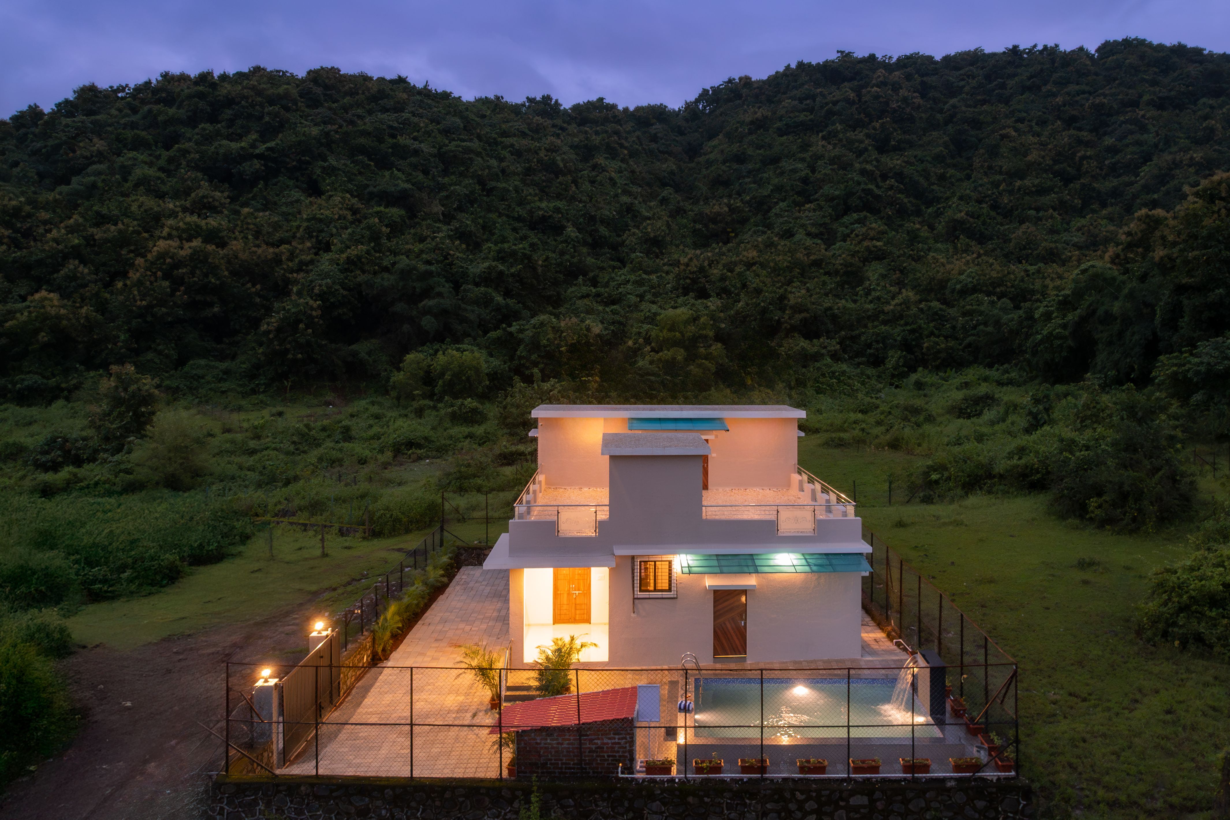 The Fernstead | Hillview 5-BHK Villa With Private Pool & Terrace; Near Major Beaches