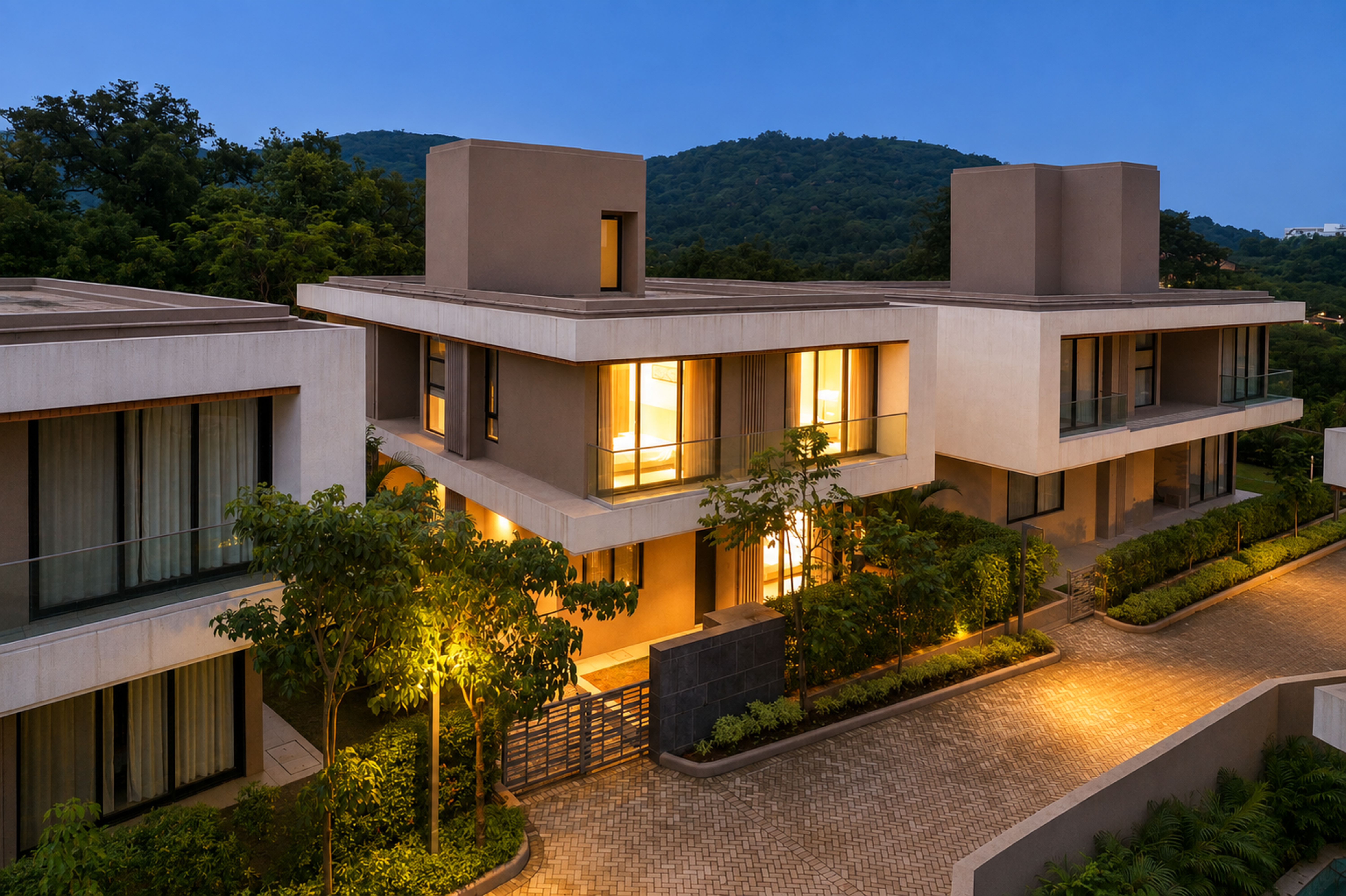 Japanese-Themed 4-BHK Villa with Private Pool, Open Terrace, Garden & Mountain-View Balcony — photo 35