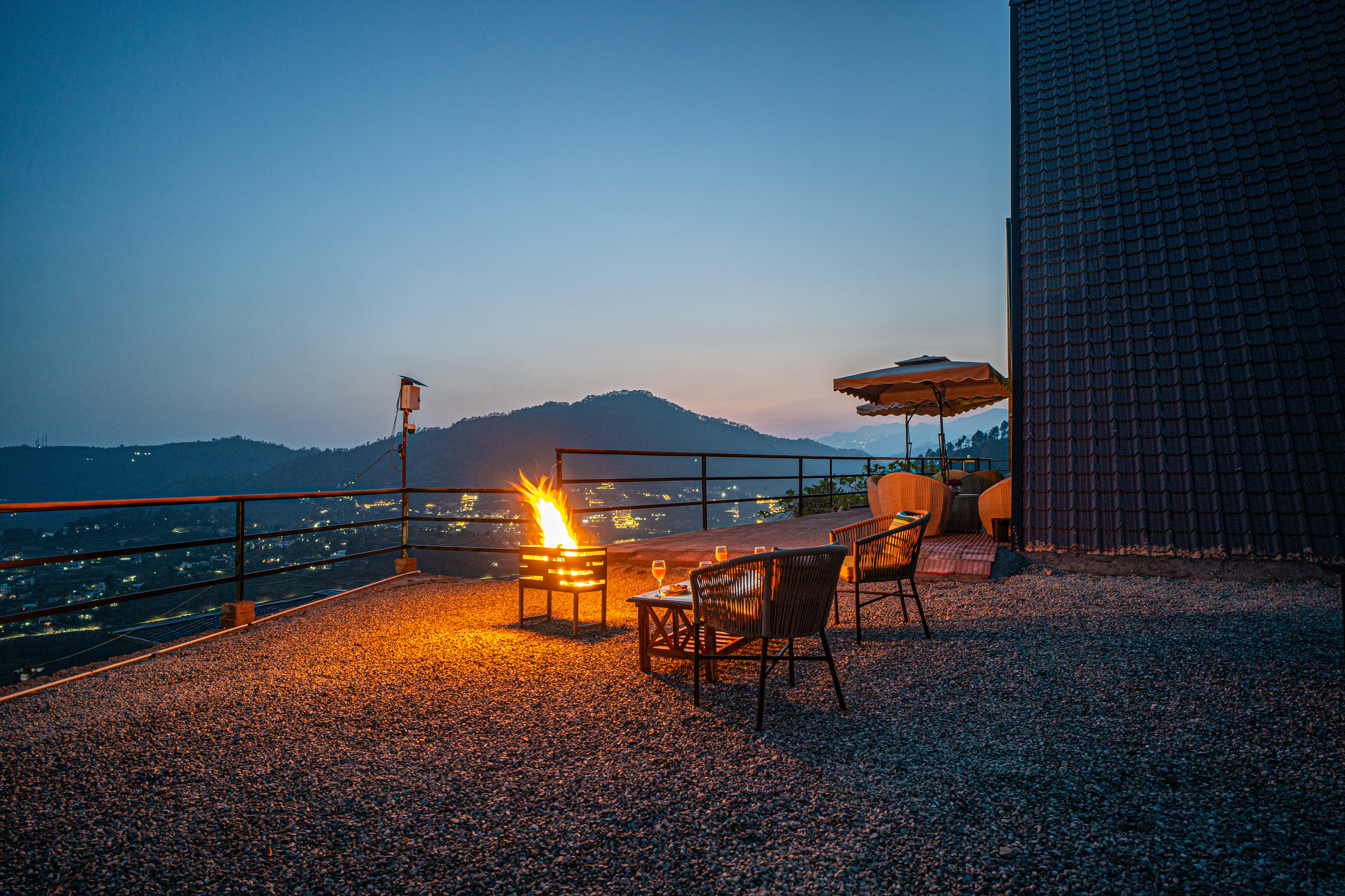 Outdoor sitting area