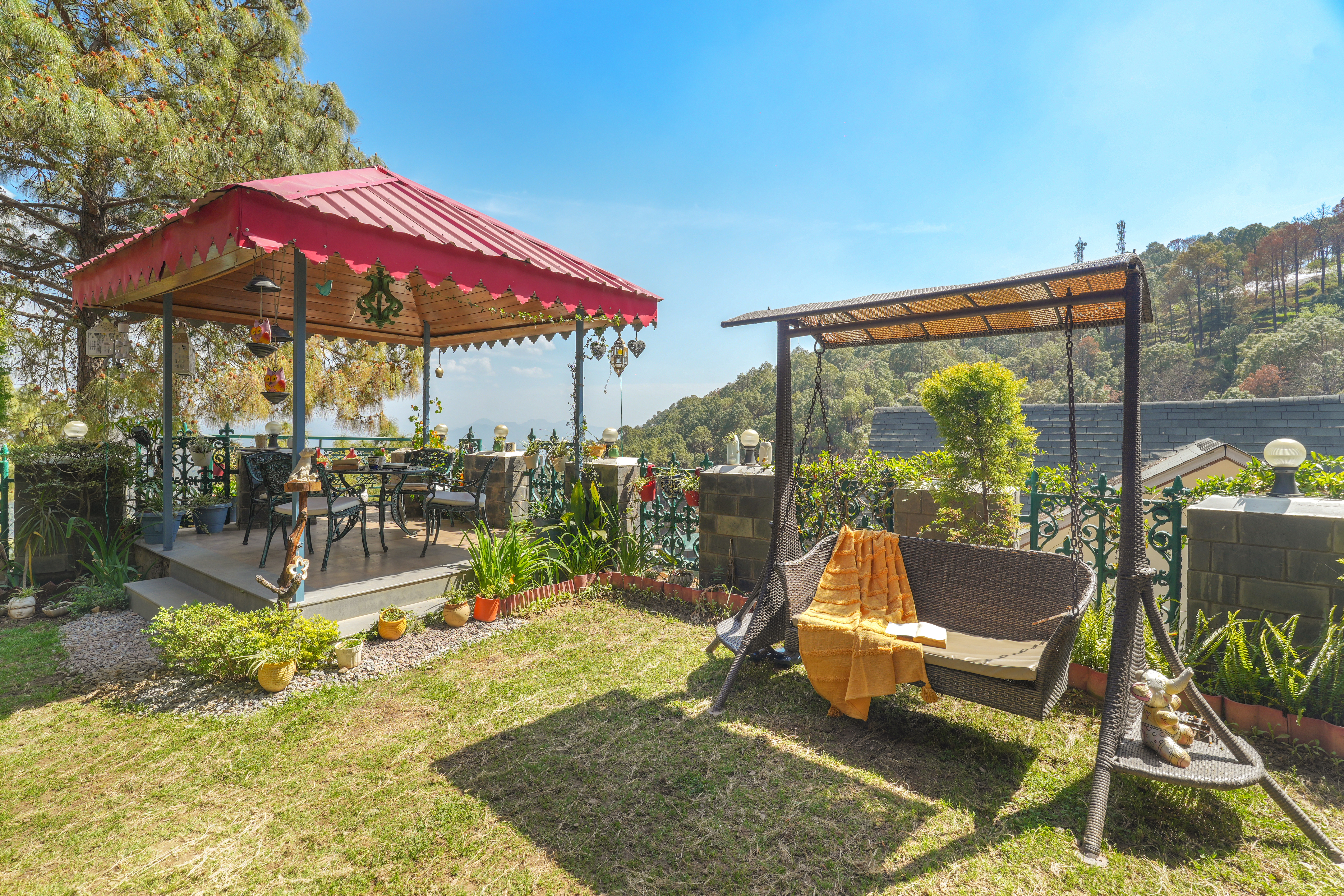Outdoor sitting area