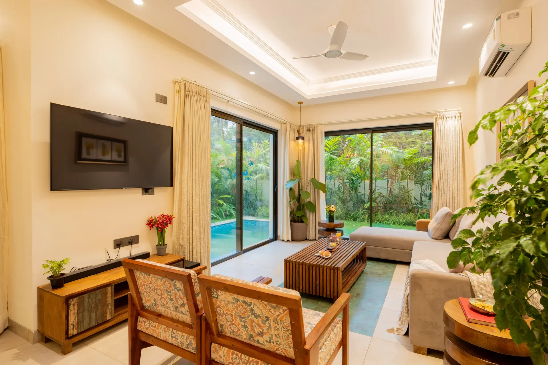 Laguna Quest | 4-BHK | Pvt Pool & Garden | Bar - Image 5