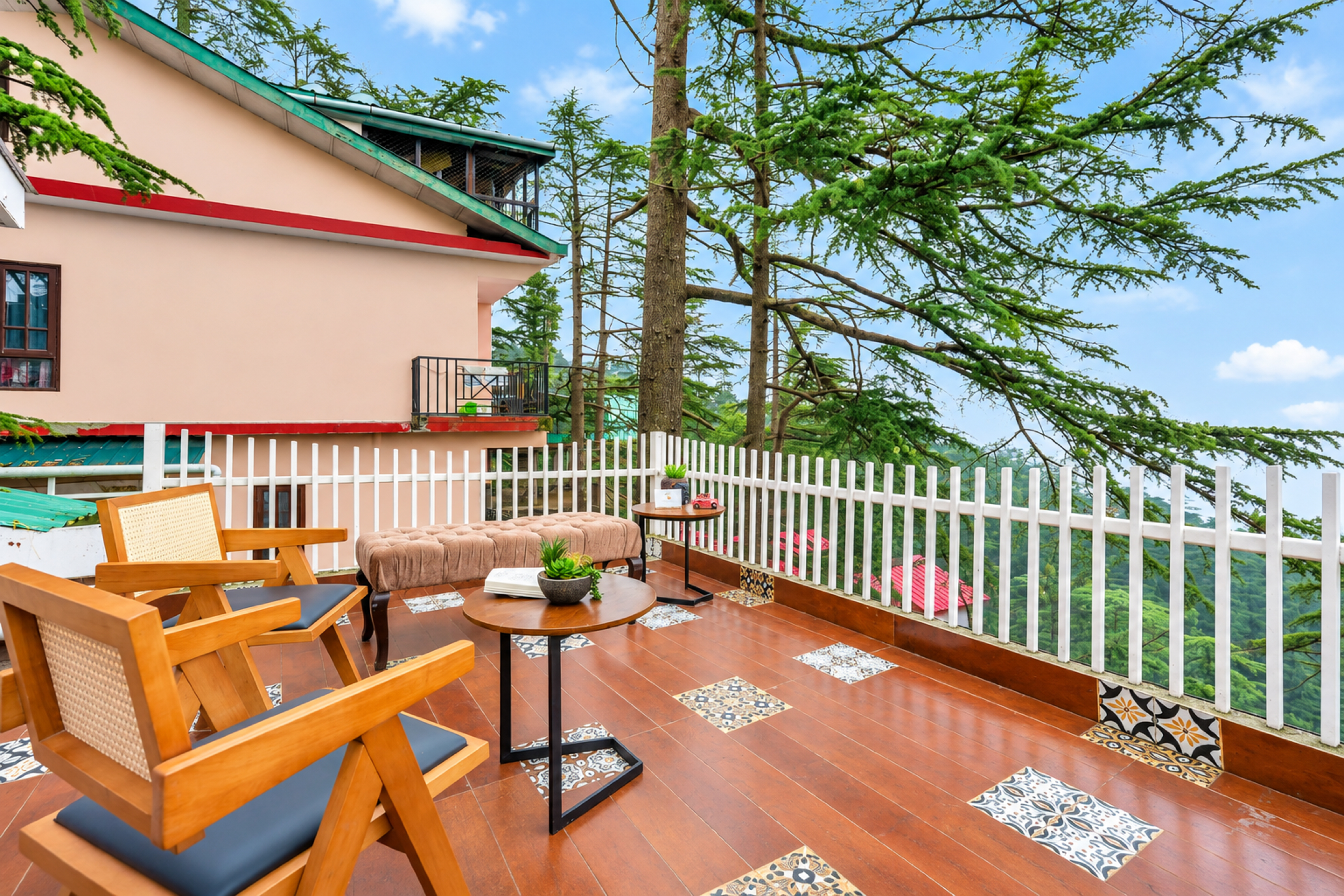 Pet-Friendly 4 BHK Attic Apartment with Private Balconies, Forest View, Reception & Indoor Games — photo 40
