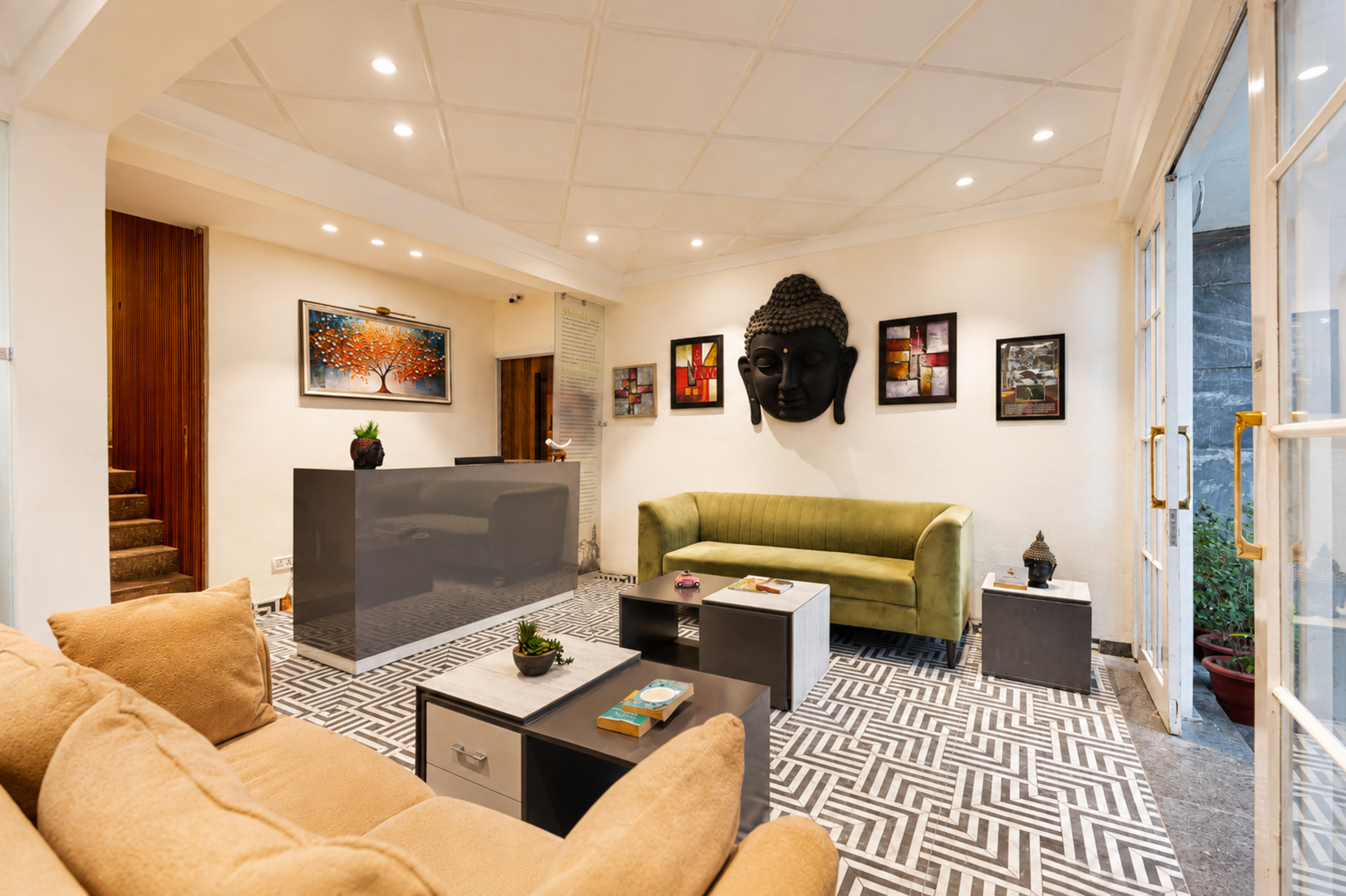Pet-Friendly 4 BHK Attic Apartment with Private Balconies, Forest View, Reception & Indoor Games — photo 9