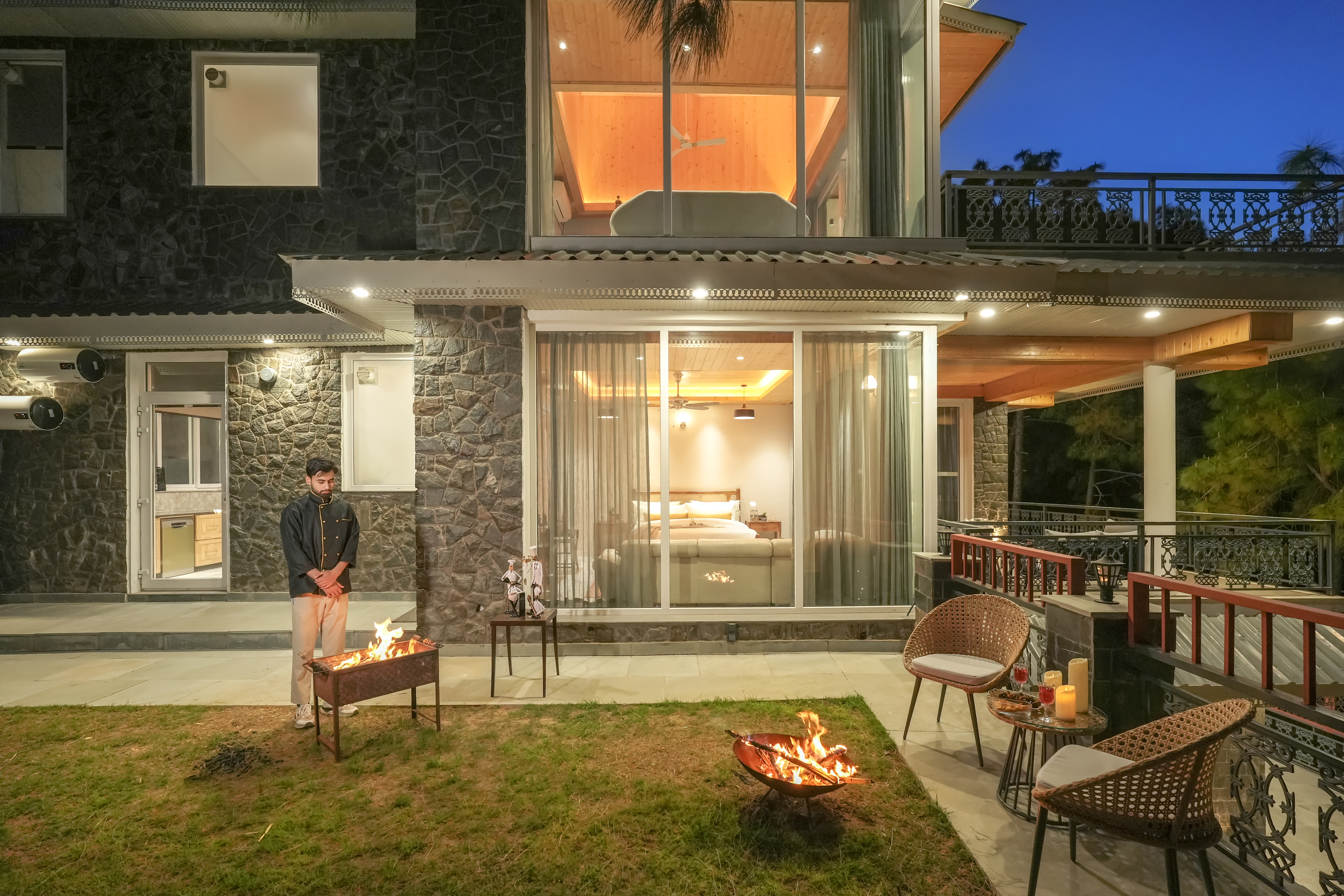 Outdoor sitting area