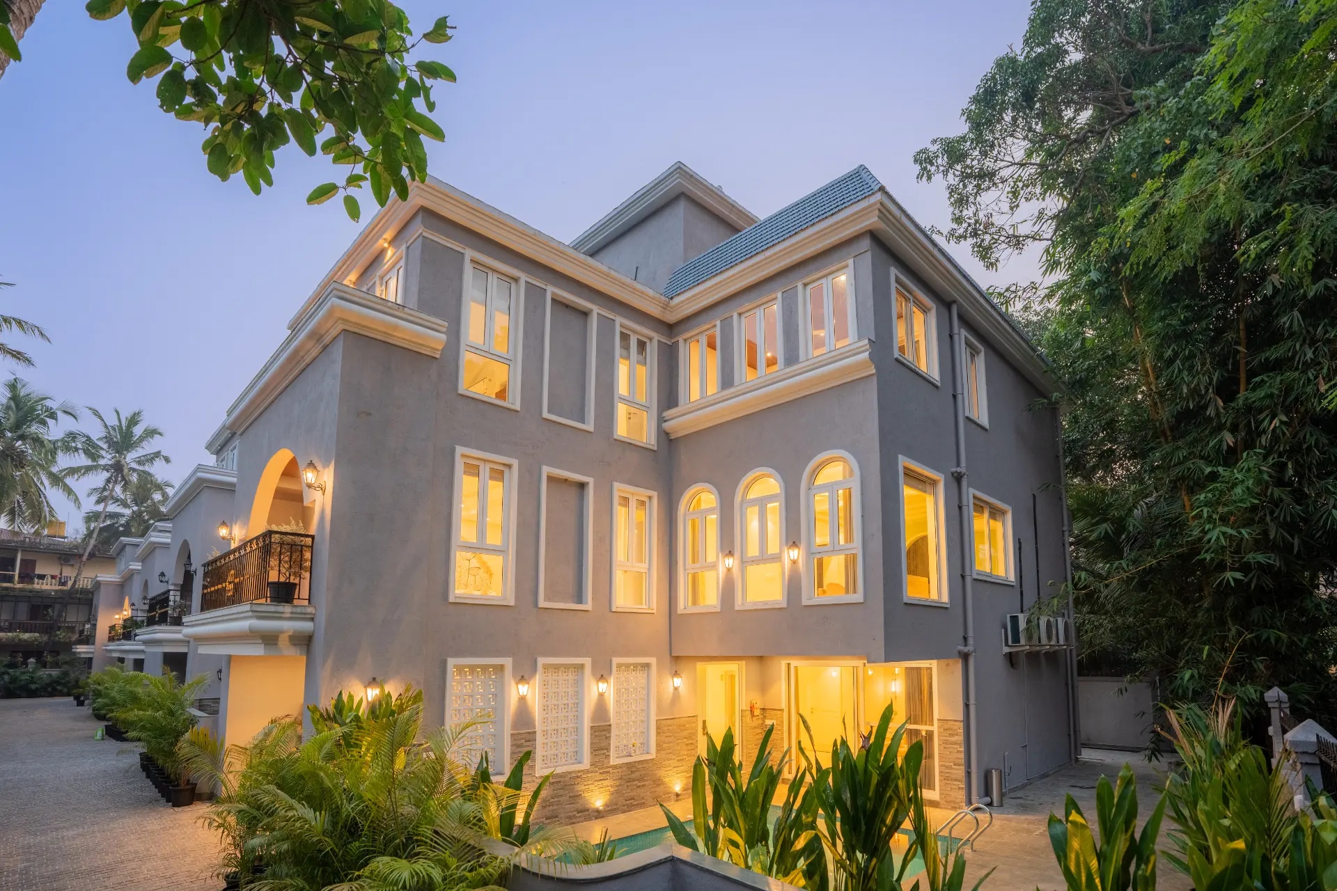  Solace Azure | A 5-BHK Retreat With Pvt Pool, & 2 Living Spaces 