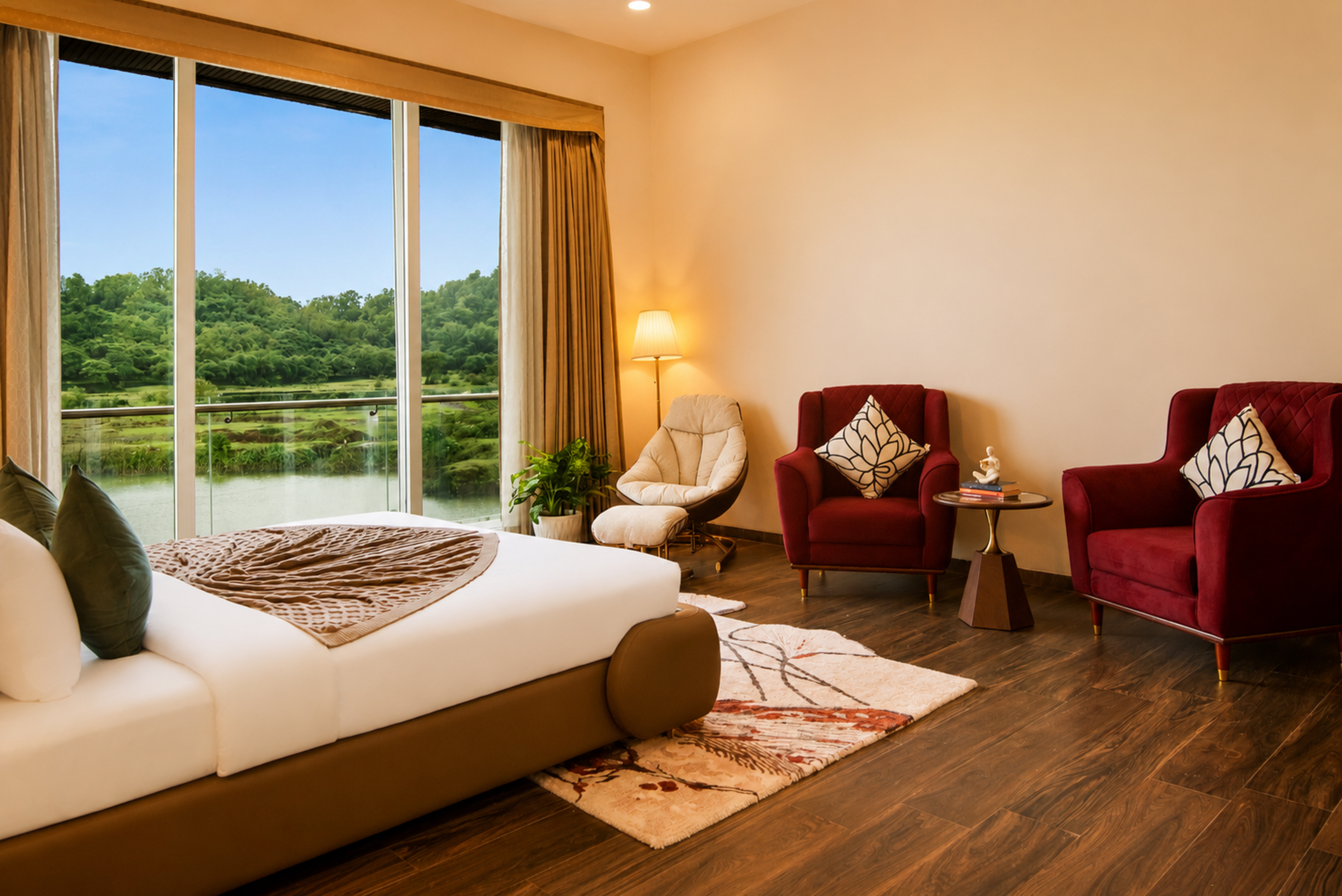 Luxurious 3 BHK Retreat with Private Pool, Jacuzzi Bedroom, Glass Canopy Terrace & Garden — photo 17